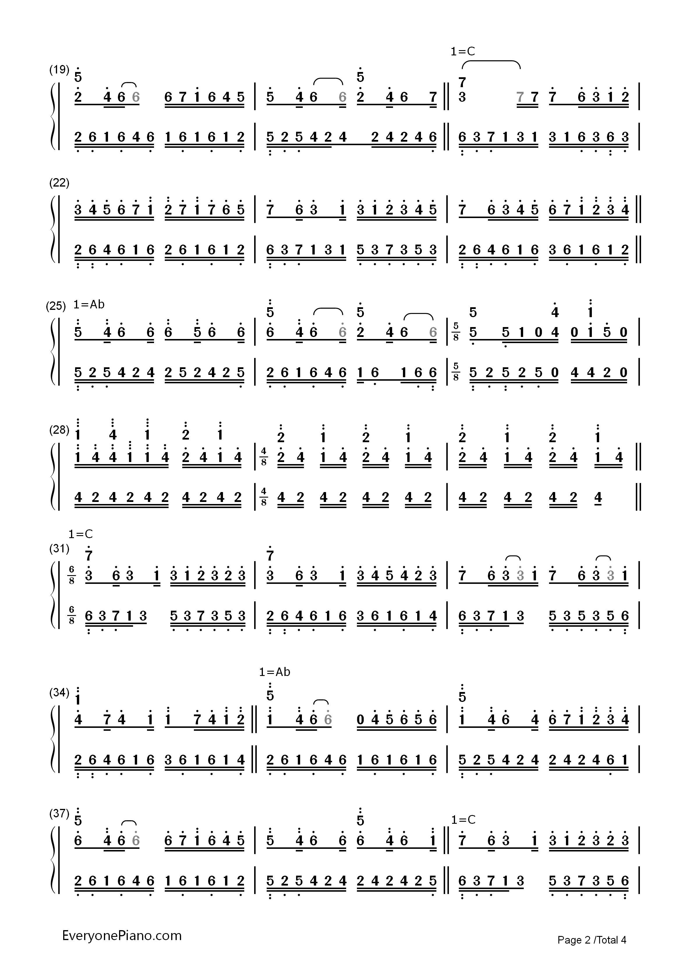 前声音钢琴简谱_李闰珉演唱