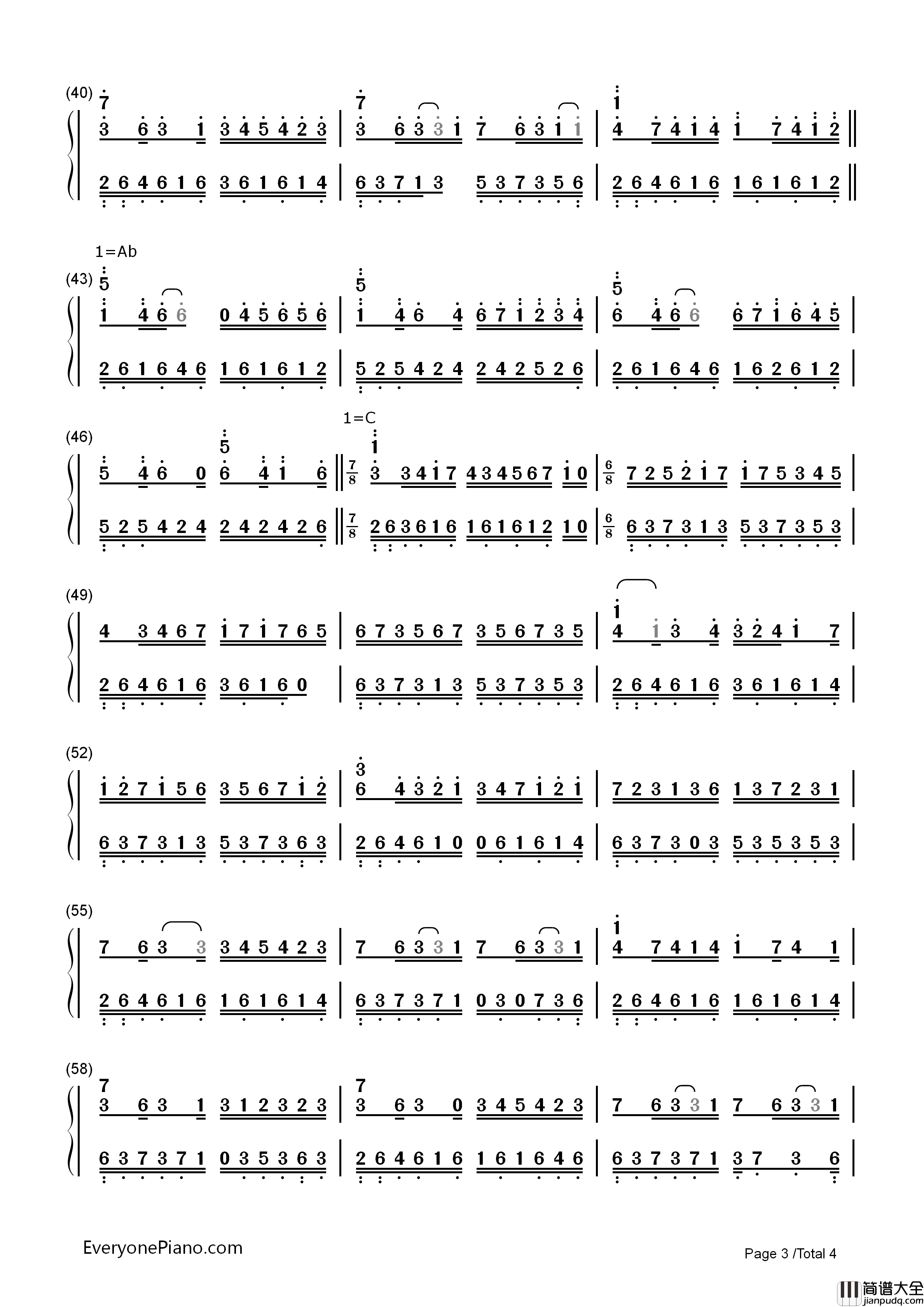 前声音钢琴简谱_李闰珉演唱