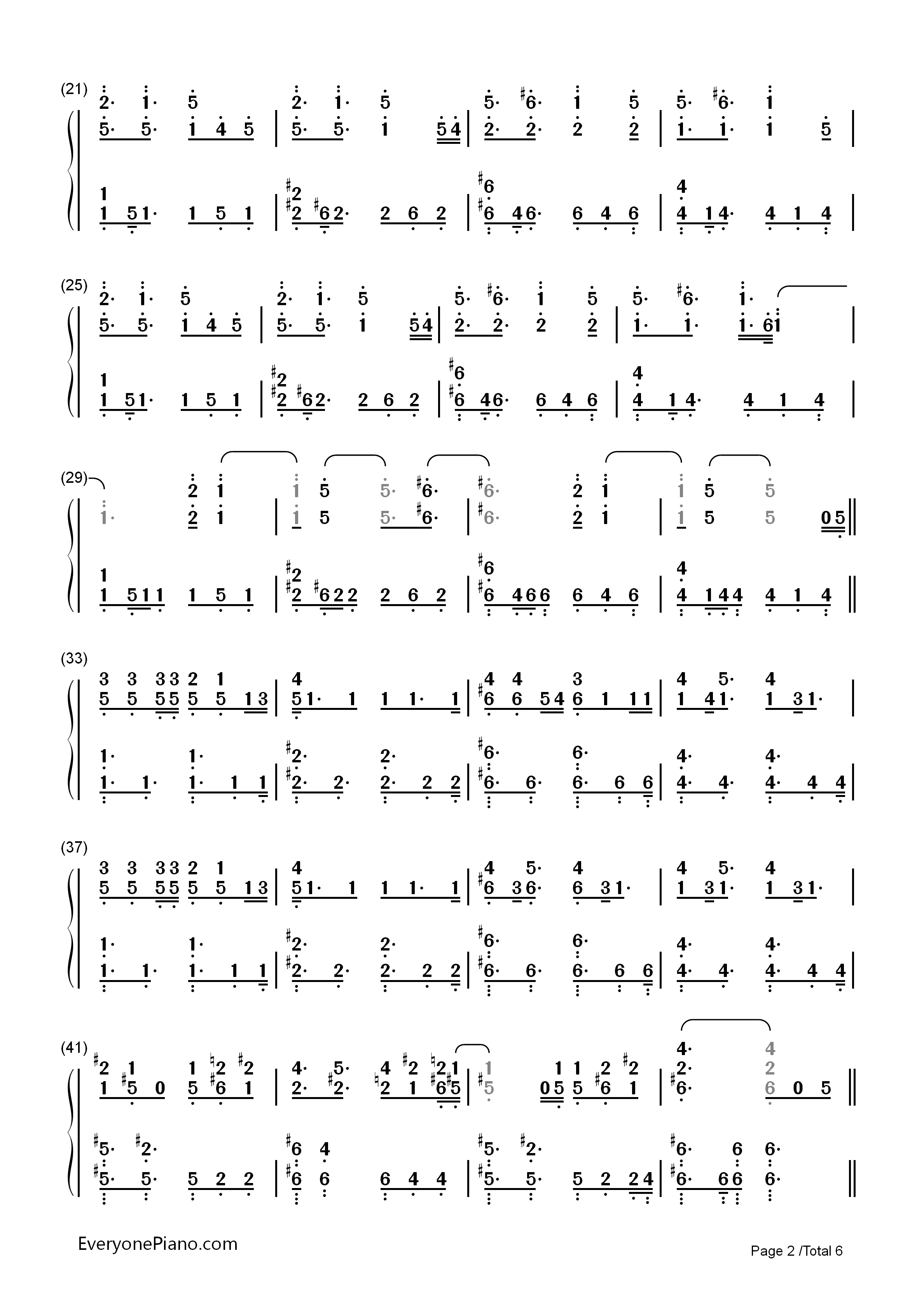 Let_Me_Go钢琴简谱_Avril_Lavigne演唱