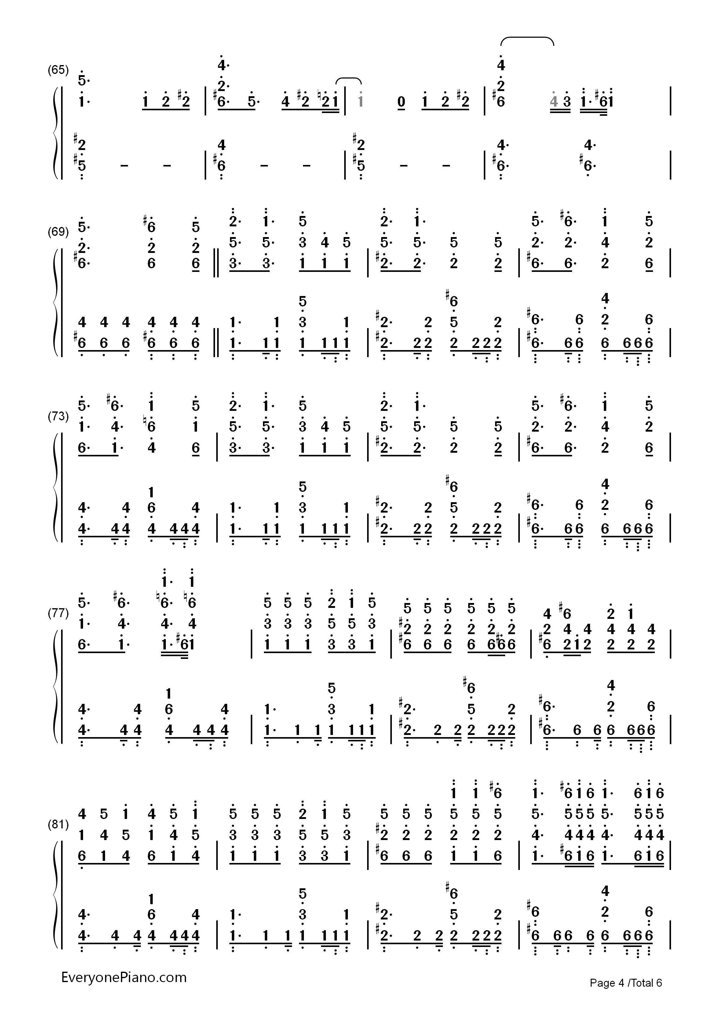 Let_Me_Go钢琴简谱_Avril_Lavigne演唱