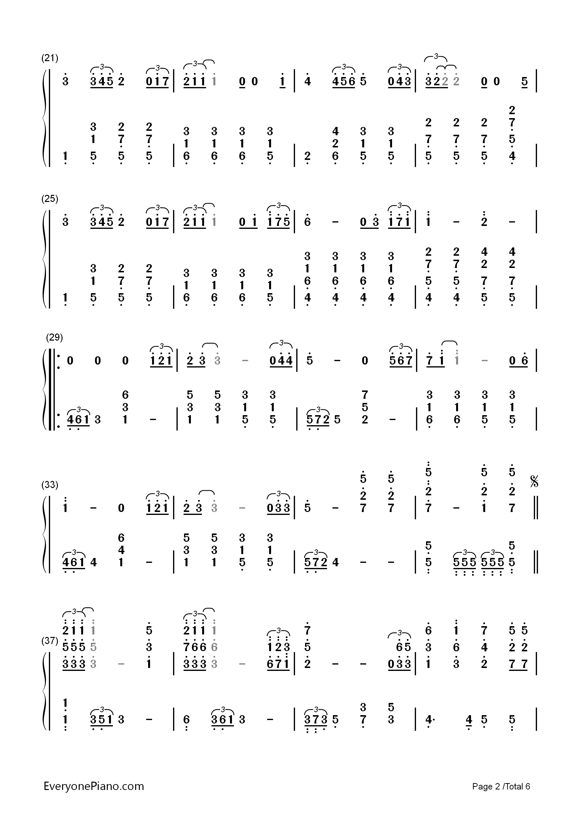 Forever_Love钢琴简谱_X_Japan__Yoshiki演唱