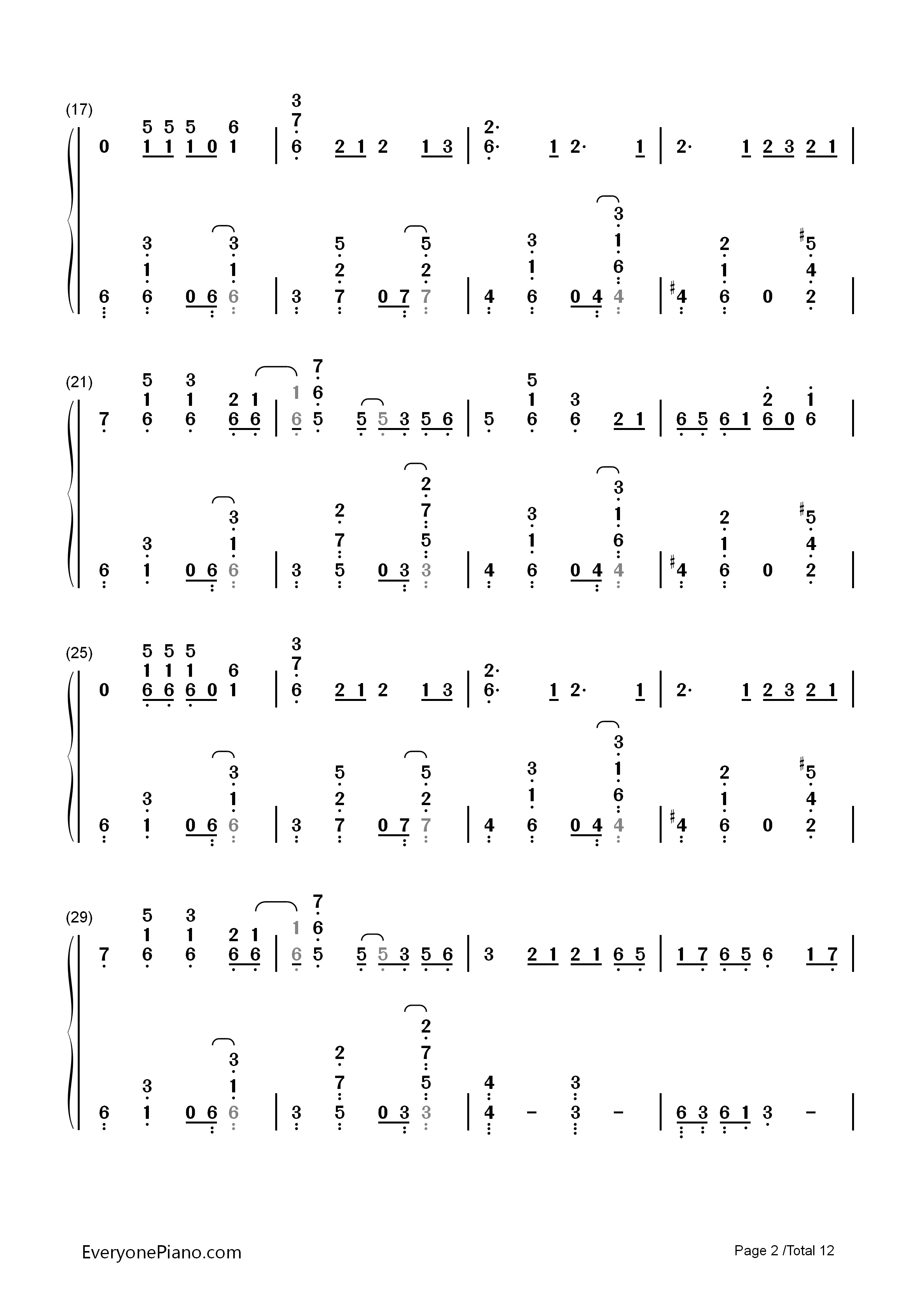 カゲロウデイズ钢琴简谱_初音ミク演唱