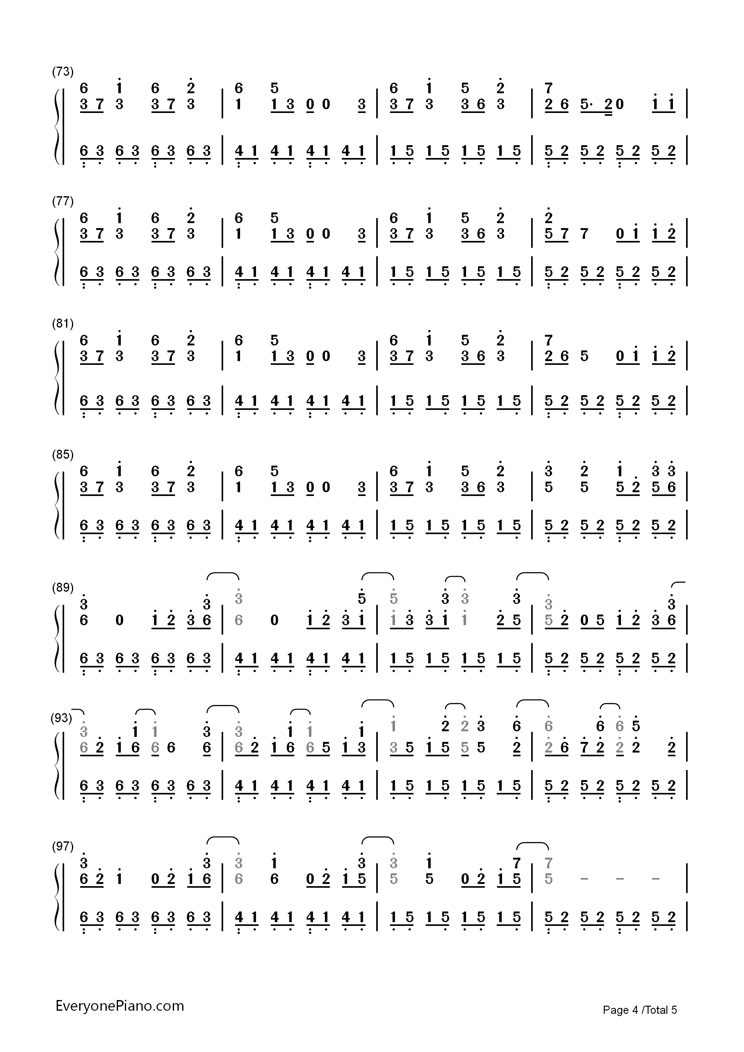 Read_All_About_It钢琴简谱_Emeli_Sande演唱