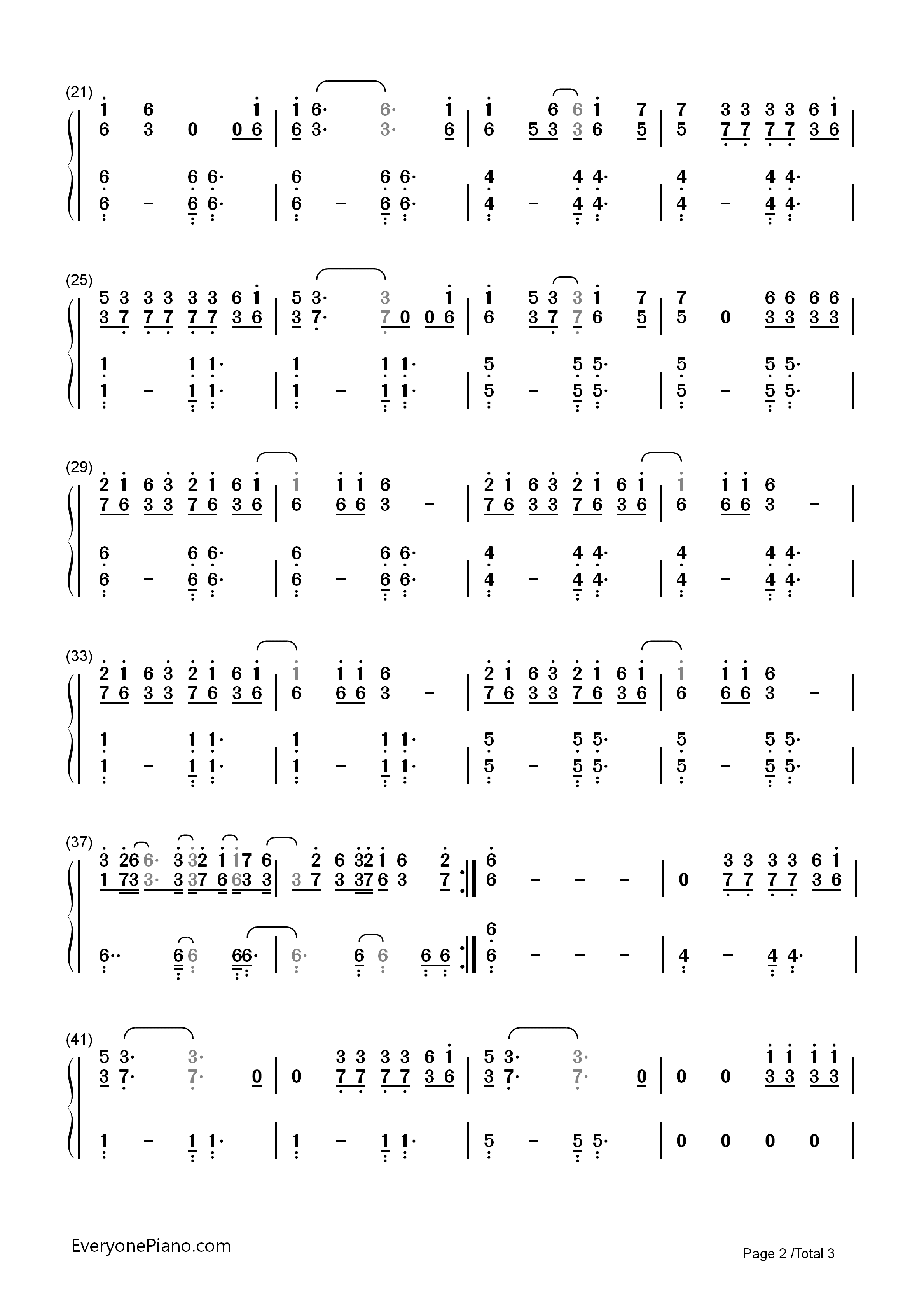 Immortals钢琴简谱_Fall_Out_Boy演唱