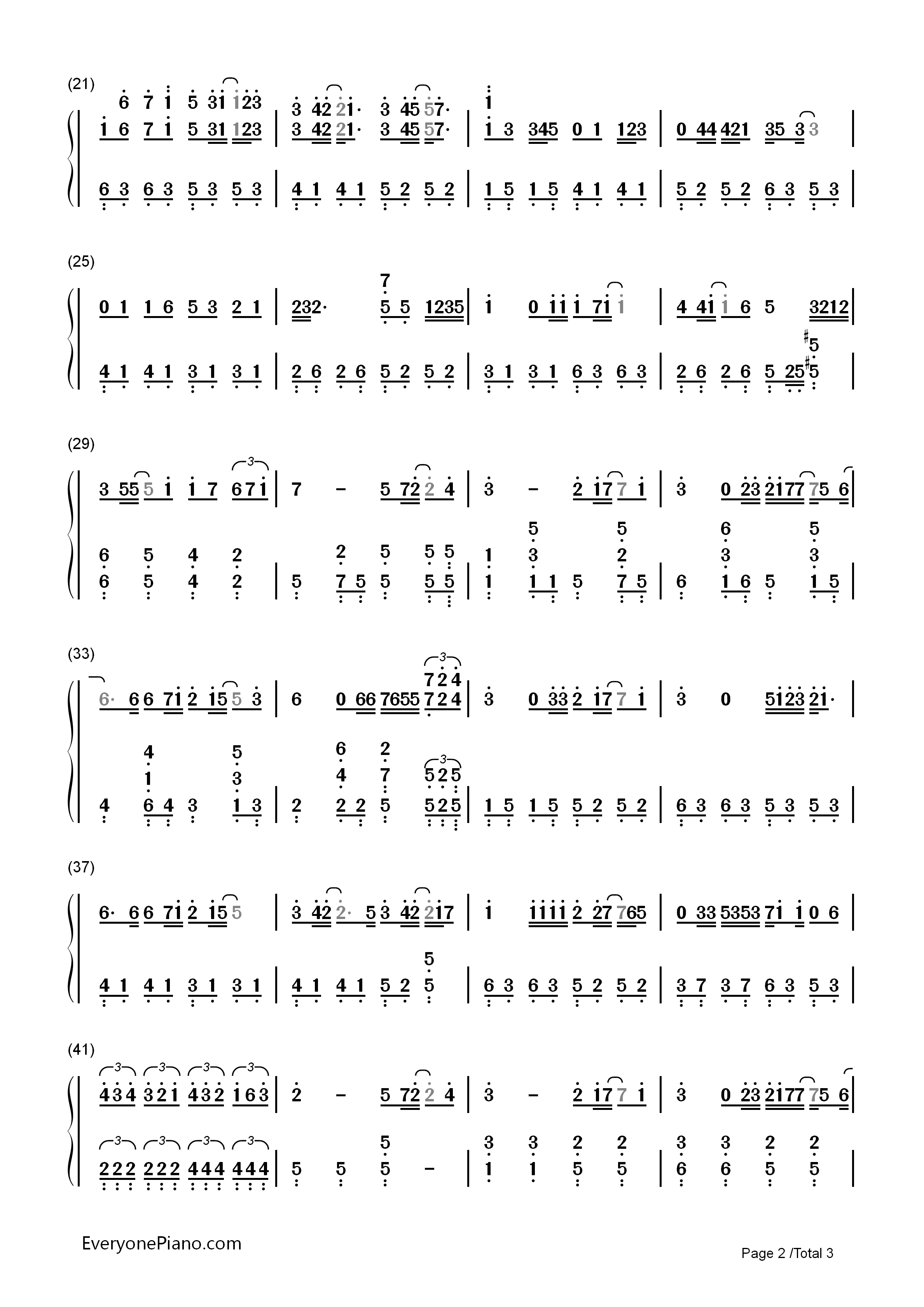 恋爱大过天钢琴简谱_Twins演唱