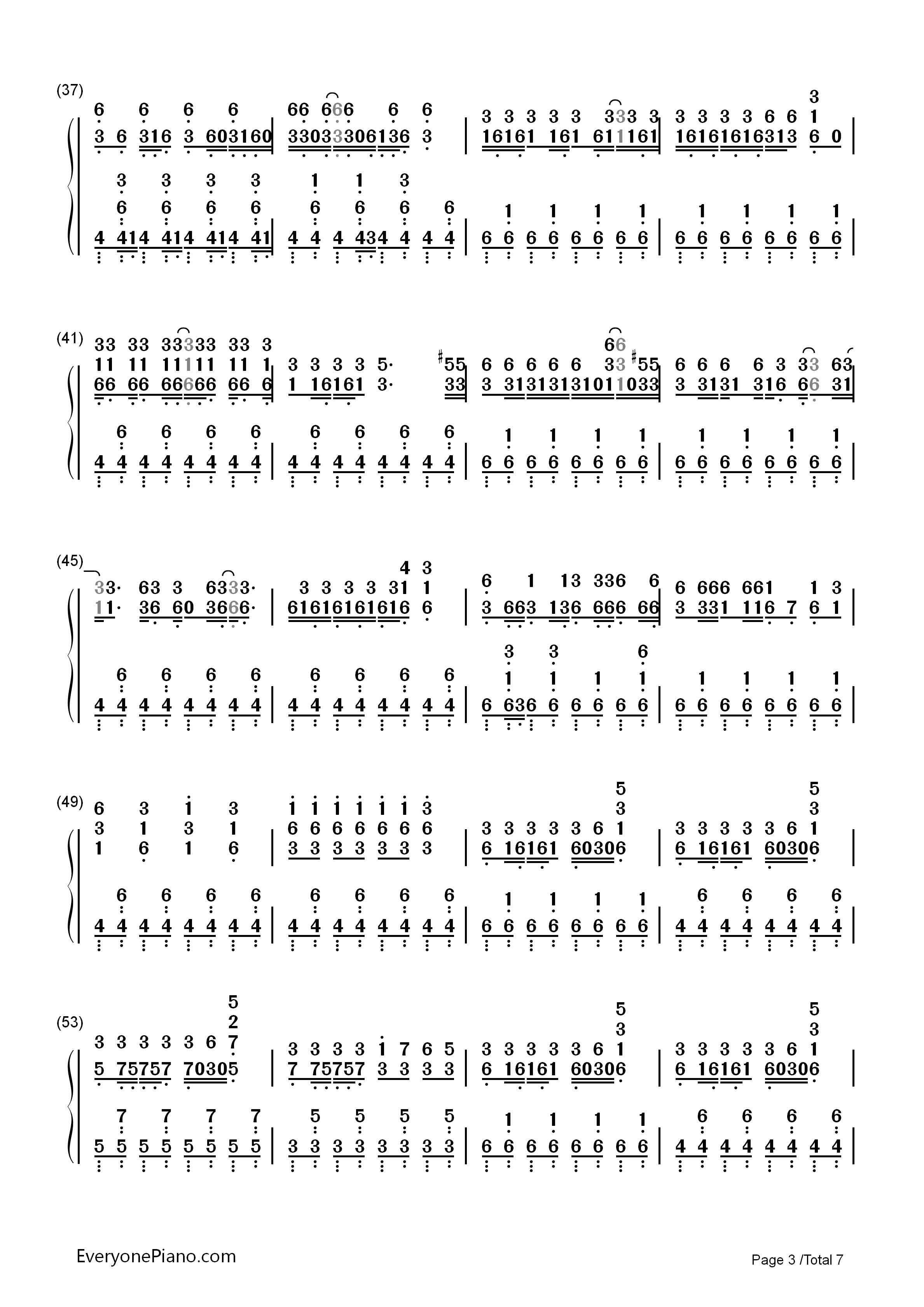 _裏表ラバーズ_（内外情人）钢琴简谱_初音ミク__初音未来演唱