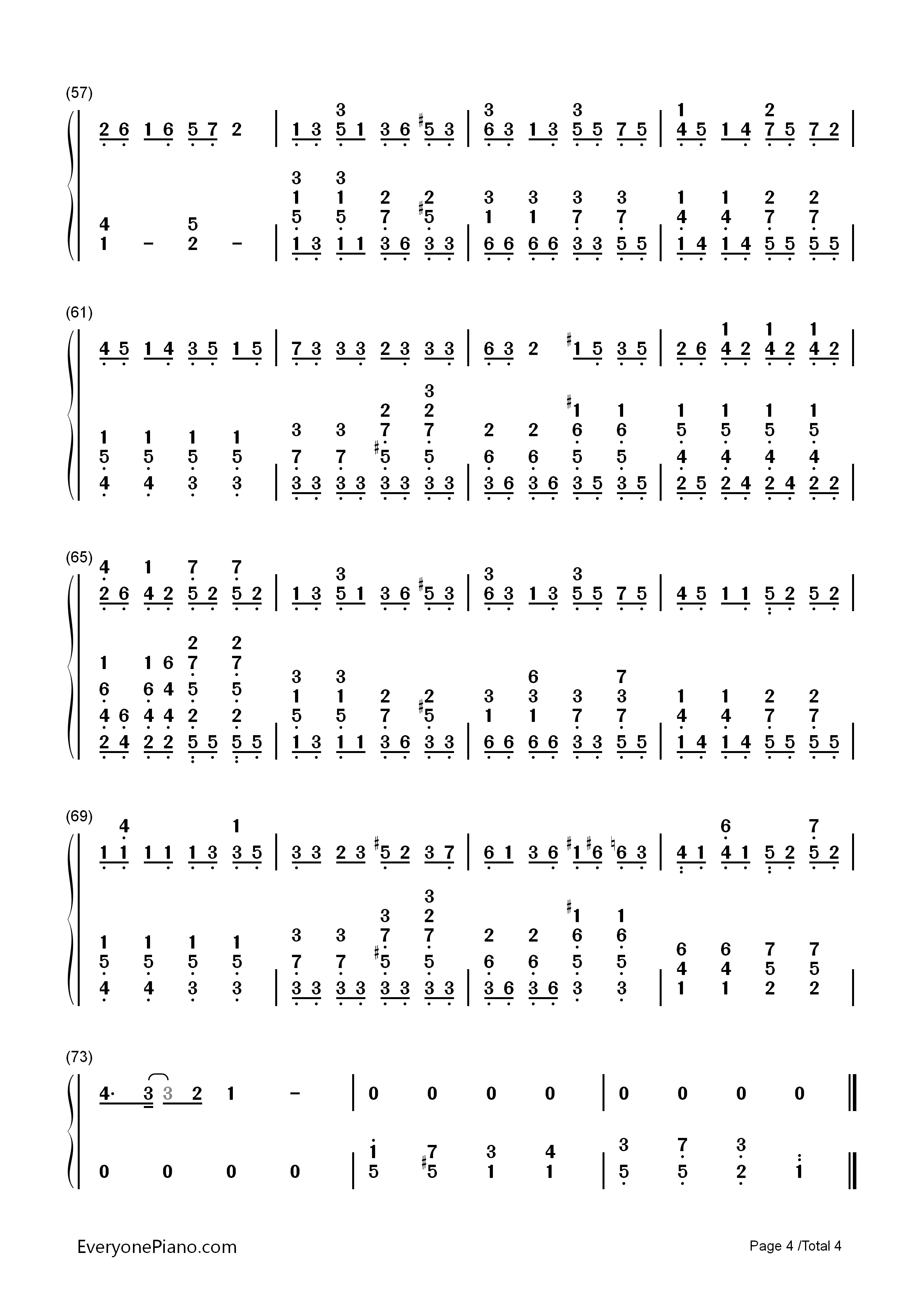 可惜我是水瓶座钢琴简谱_杨千嬅演唱