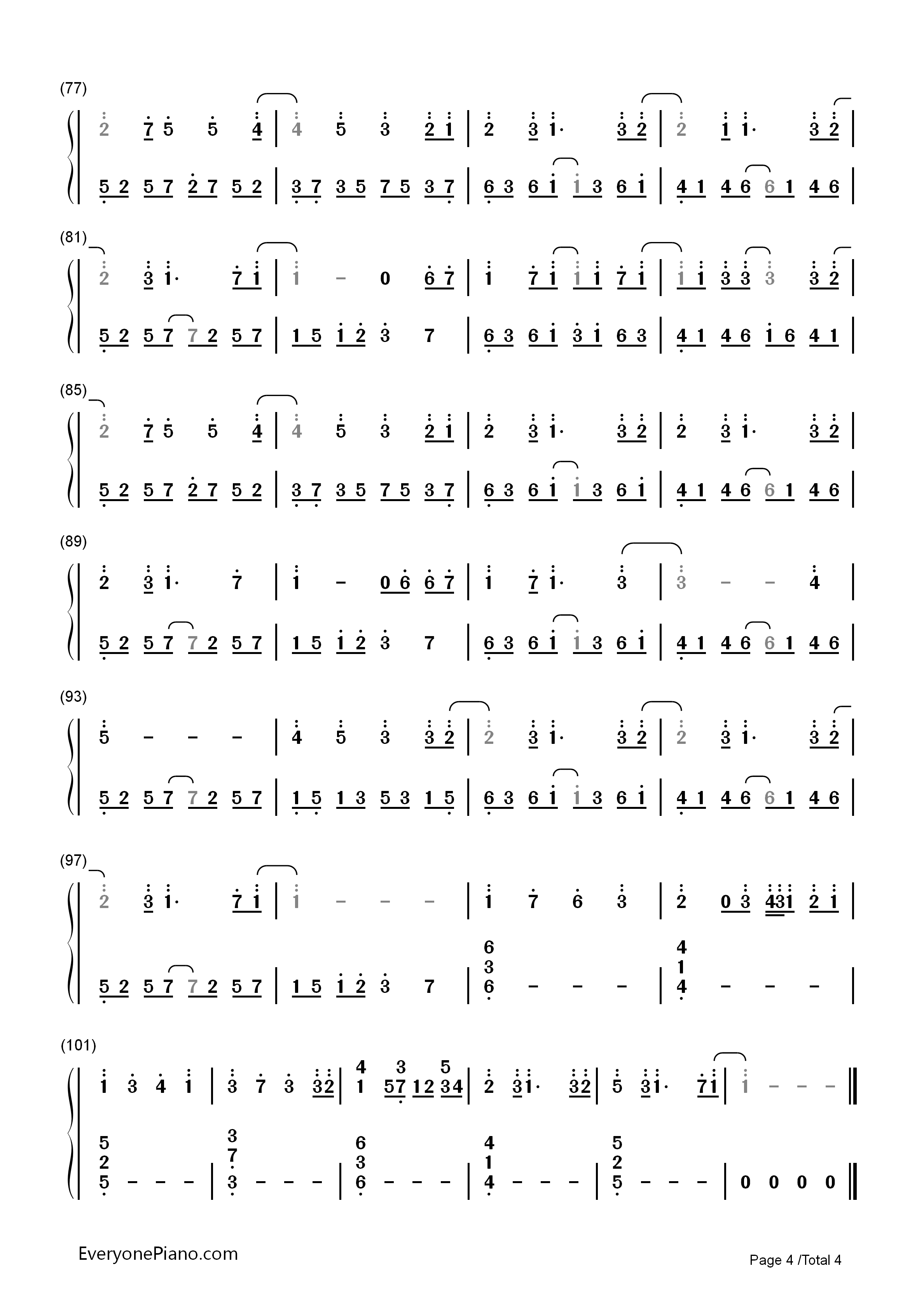 Paranoia钢琴简谱_初音ミクAppend演唱