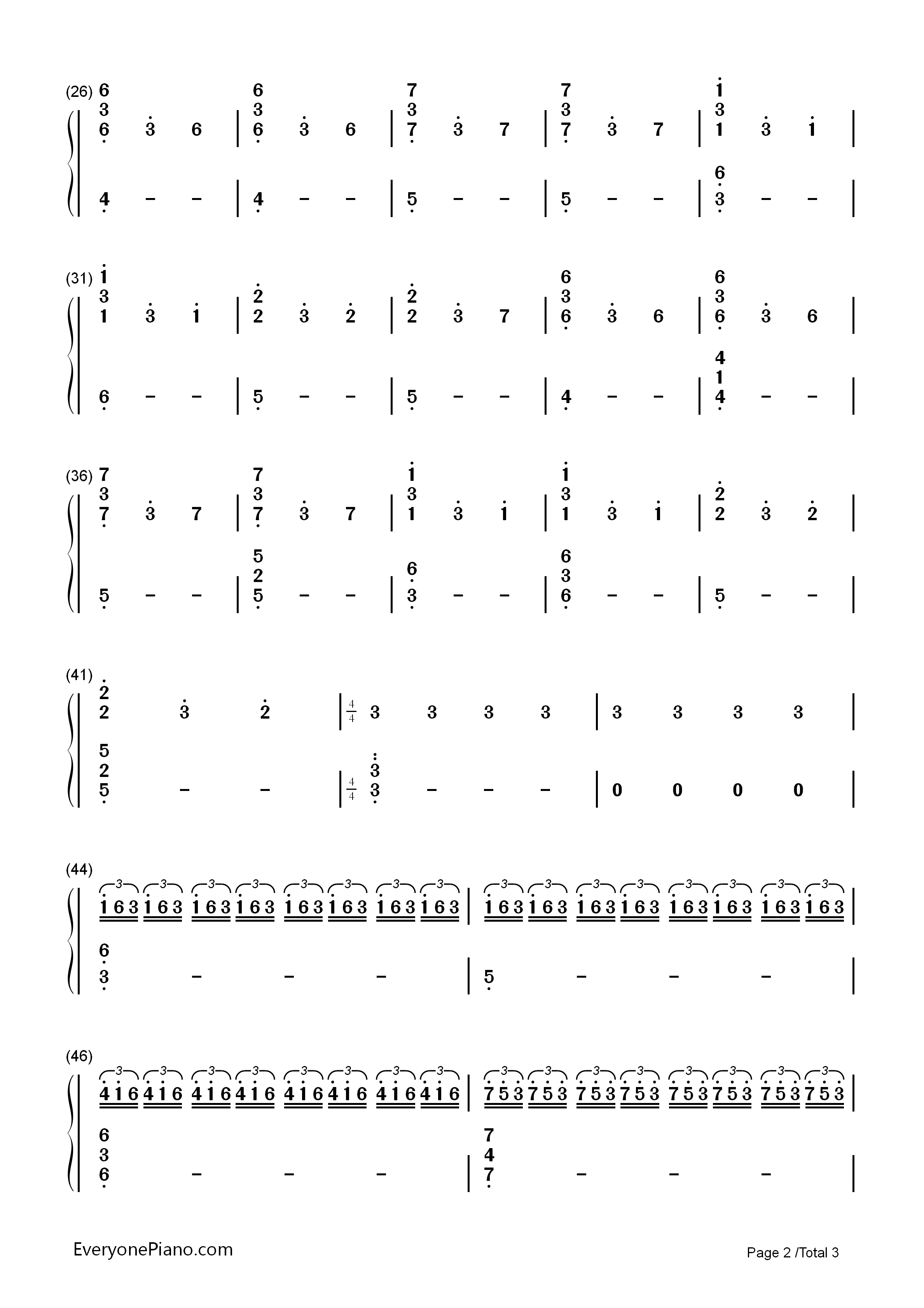 星际穿越主题曲钢琴简谱_Hans_Zimmer演唱