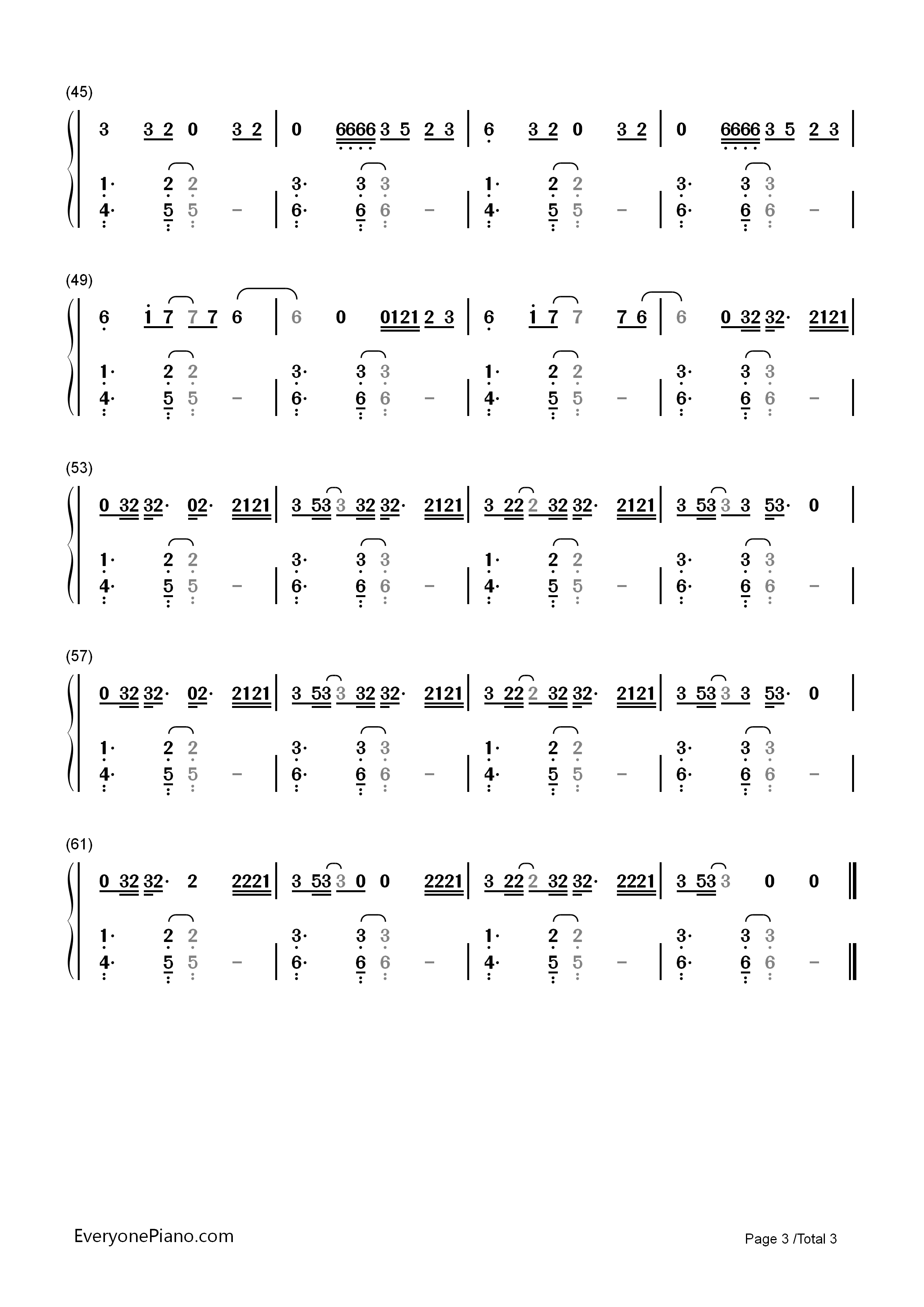 Free_Fall钢琴简谱_Christopher演唱