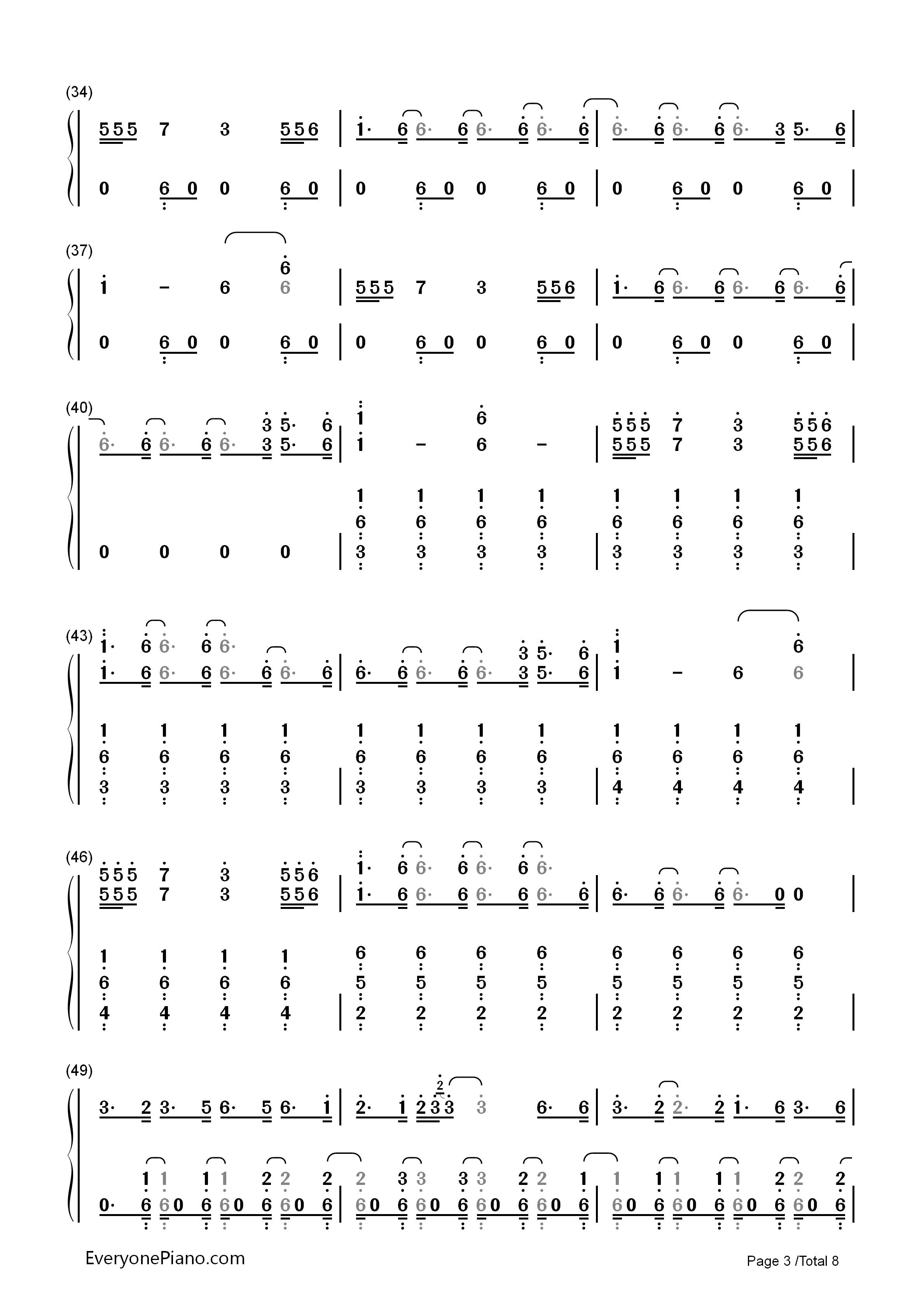 Thumbs钢琴简谱_Sabrina_Carpenter演唱