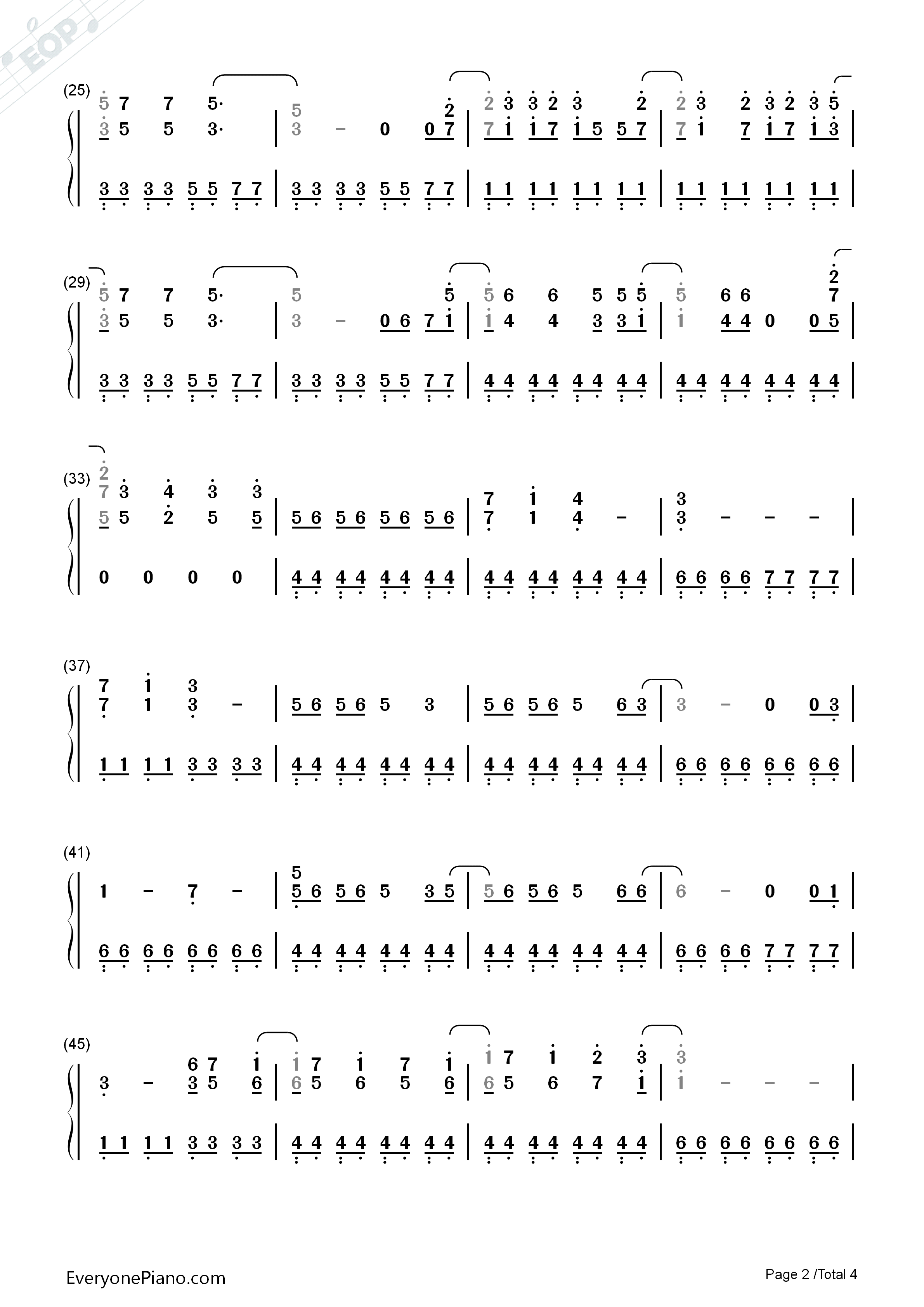 Need_You_Now钢琴简谱_Lady_Antebellum演唱