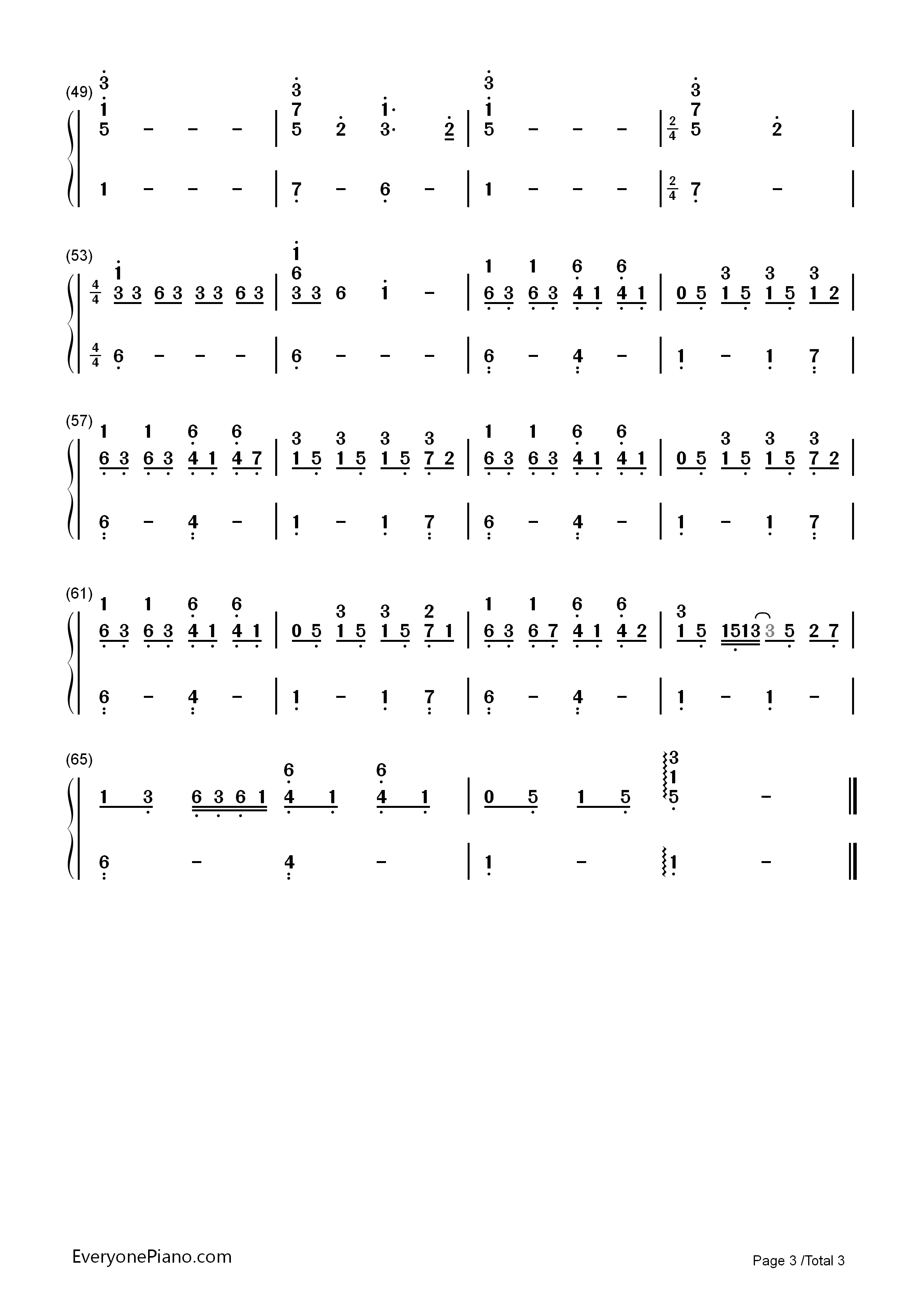 Skinny_Love钢琴简谱_Birdy演唱