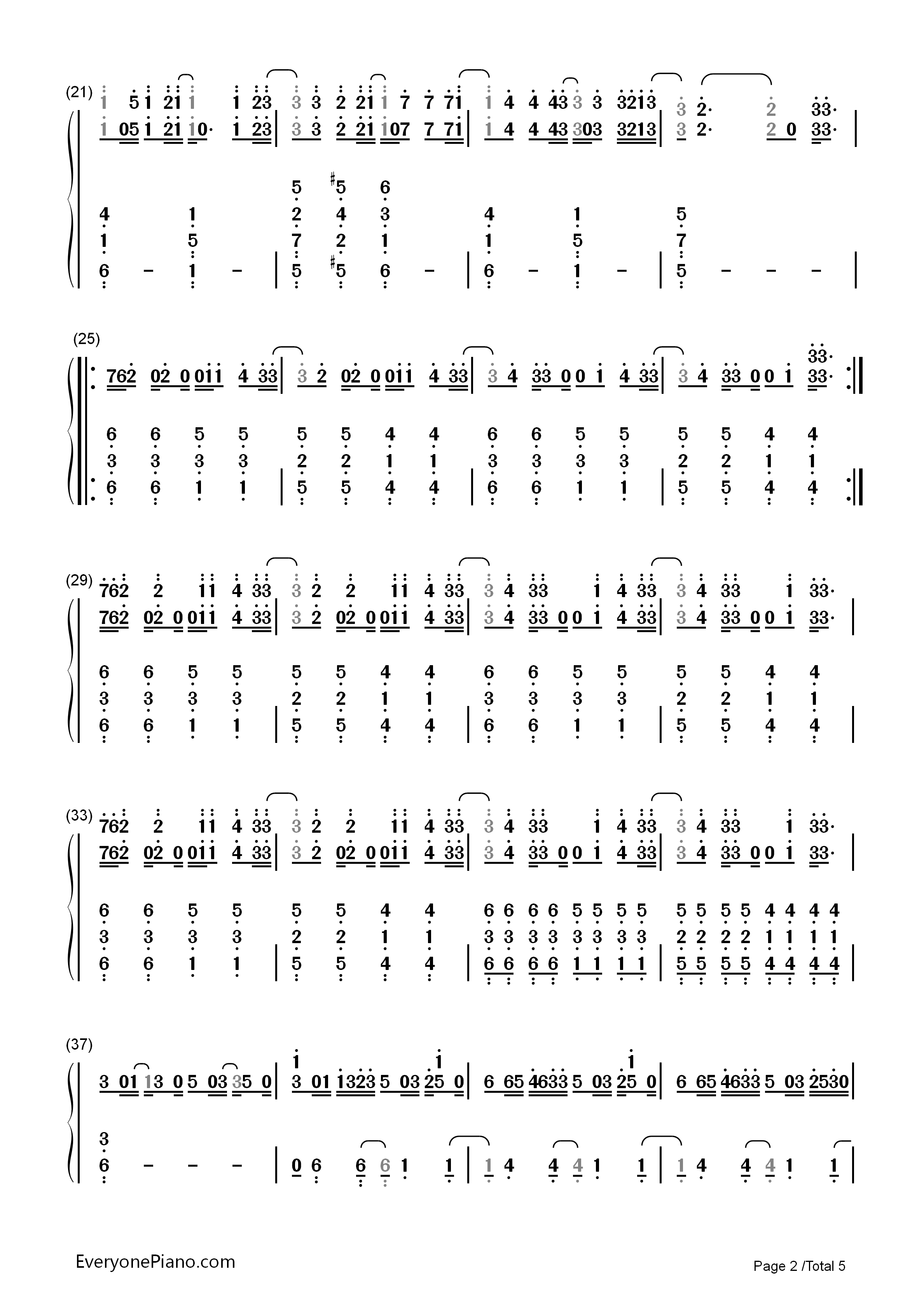 It_Ain't_Me钢琴简谱_Selena_Gomez演唱