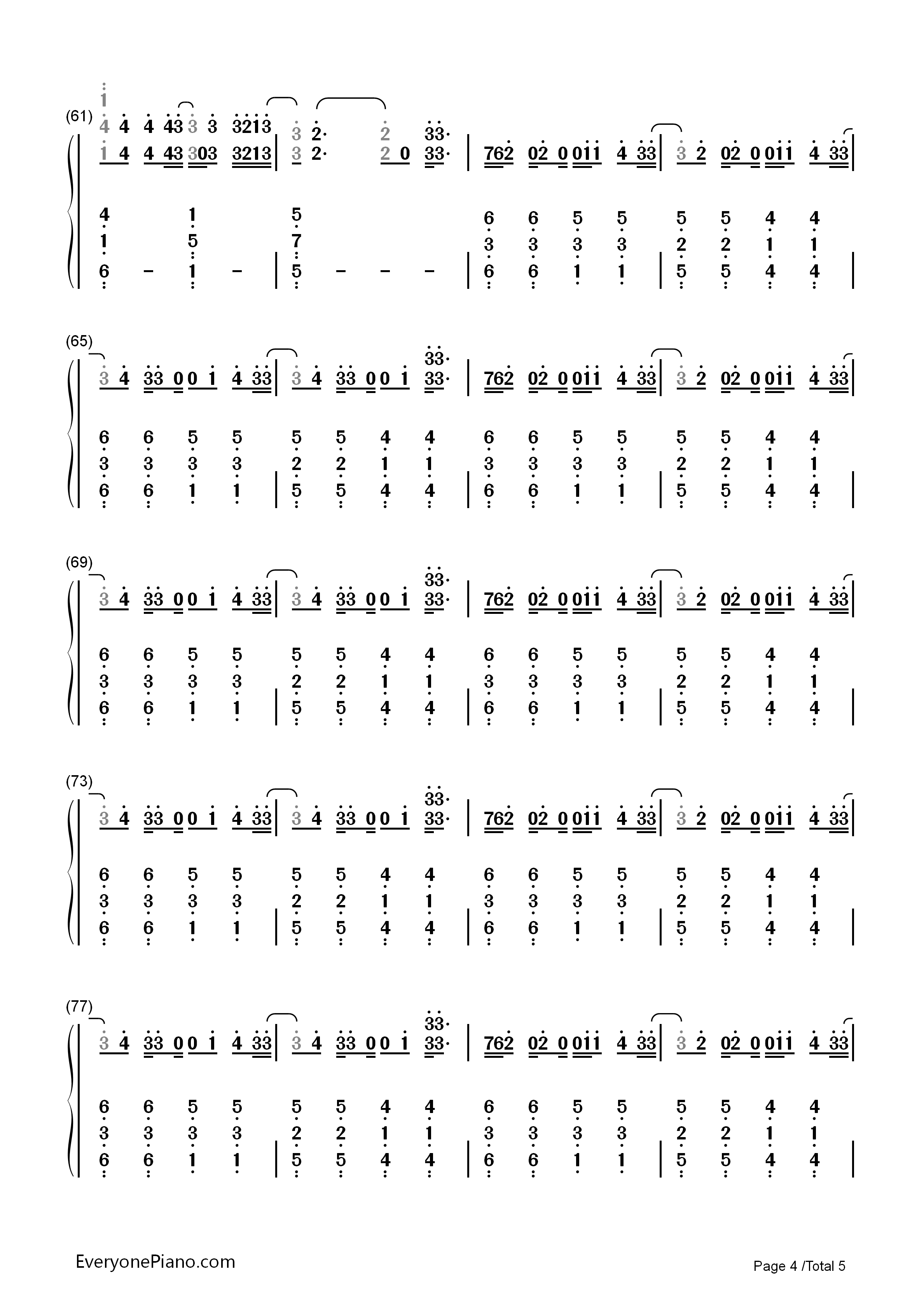 It_Ain't_Me钢琴简谱_Selena_Gomez演唱