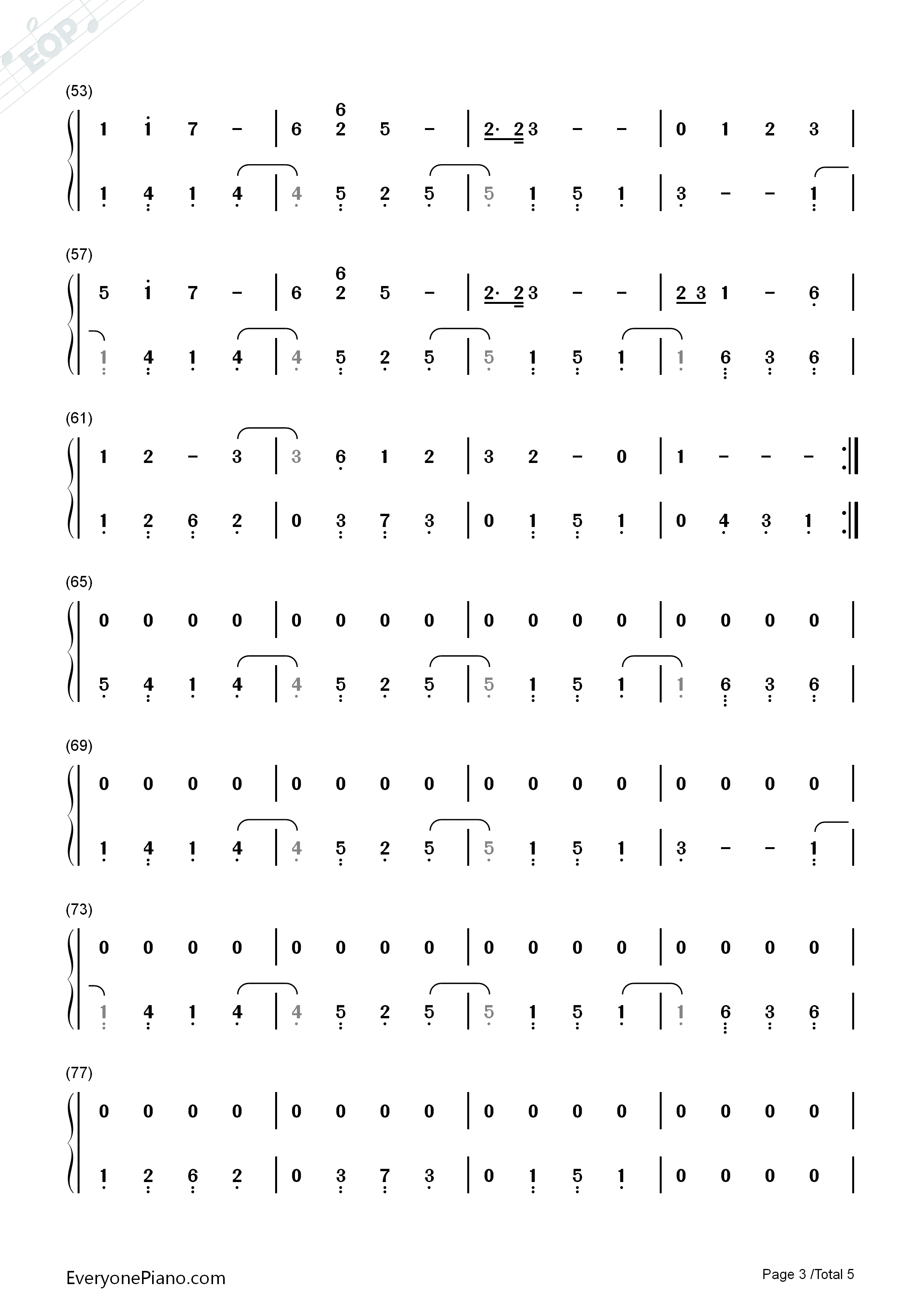 忧伤还是快乐_原名_My_Soul_钢琴简谱_July__줄라이演唱