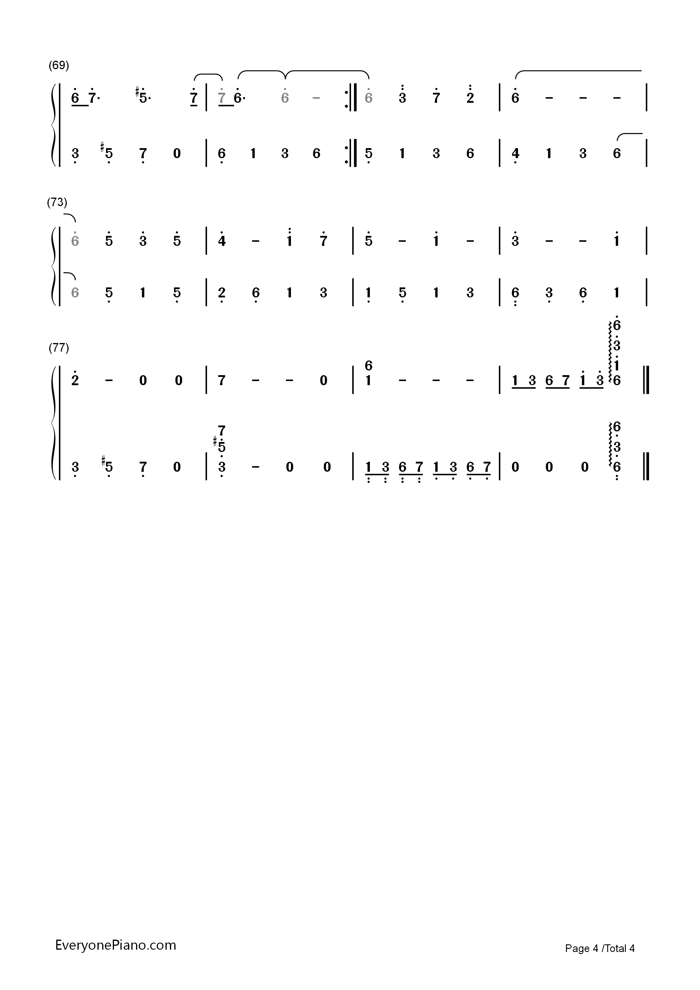 红玫瑰钢琴简谱_陈奕迅演唱