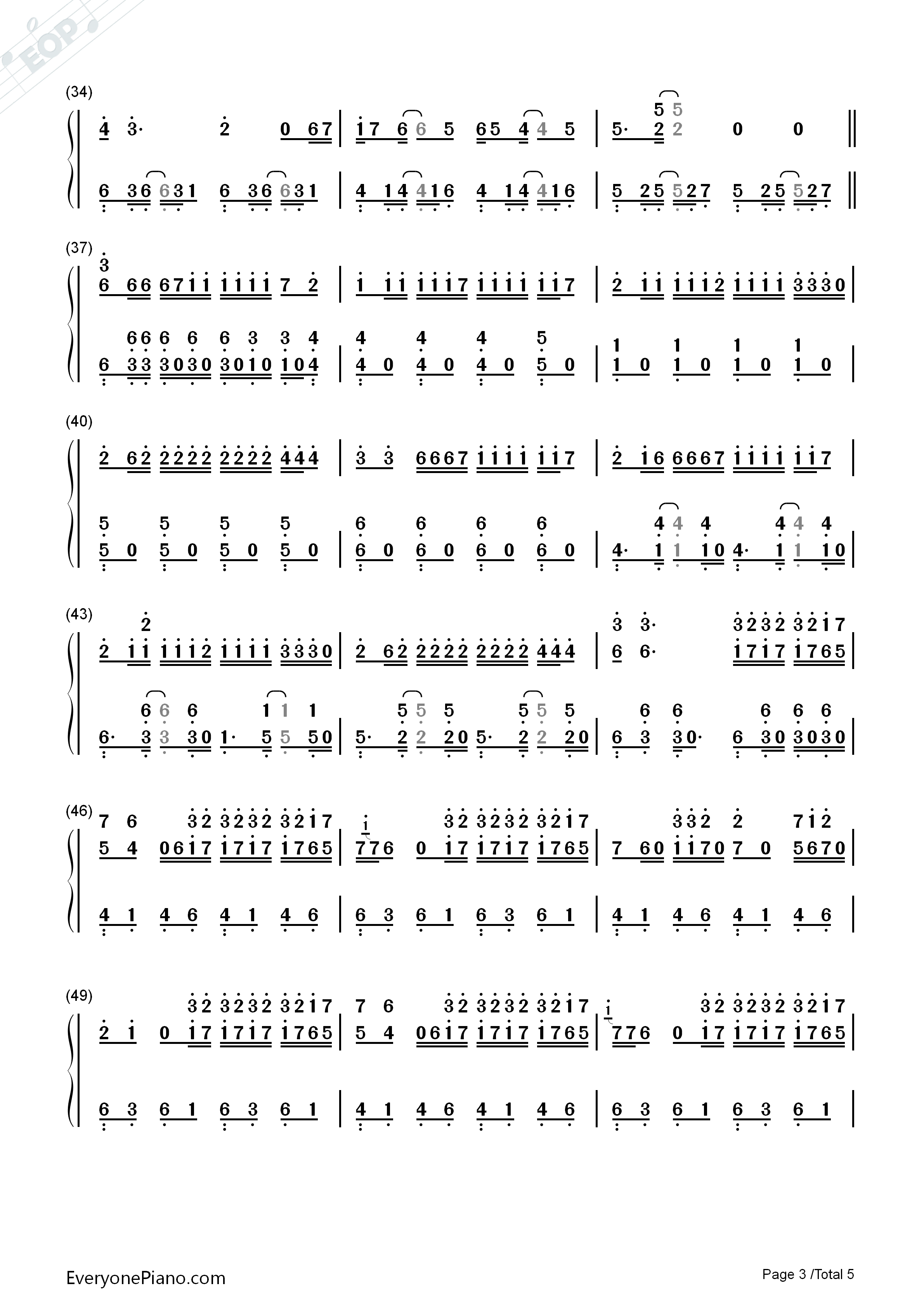 La_Bicicleta钢琴简谱_Carlos_Vives_ft._Shakira演唱