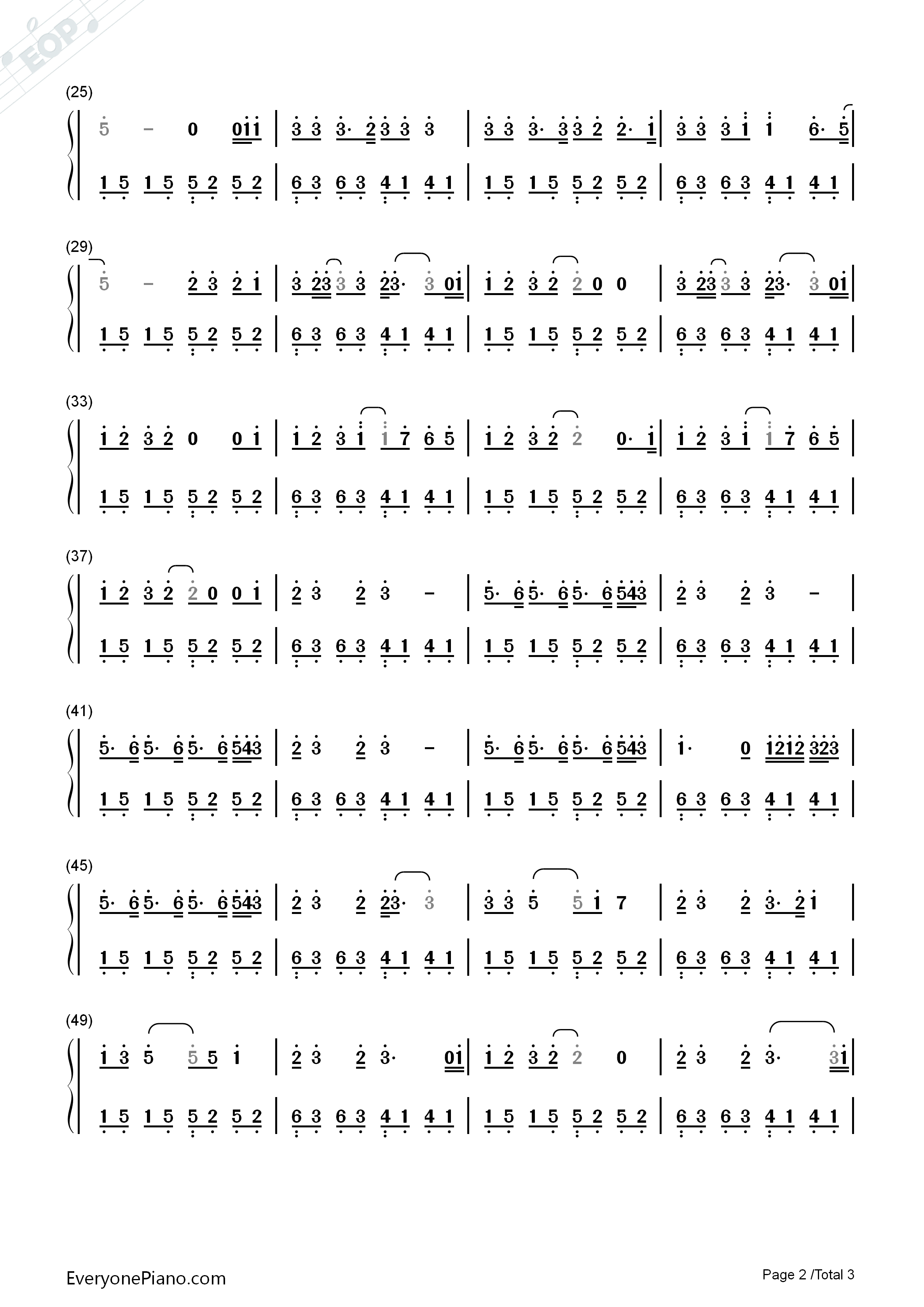 Listen钢琴简谱_ONE_OK_ROCK_ft._Avril_Lavigne演唱