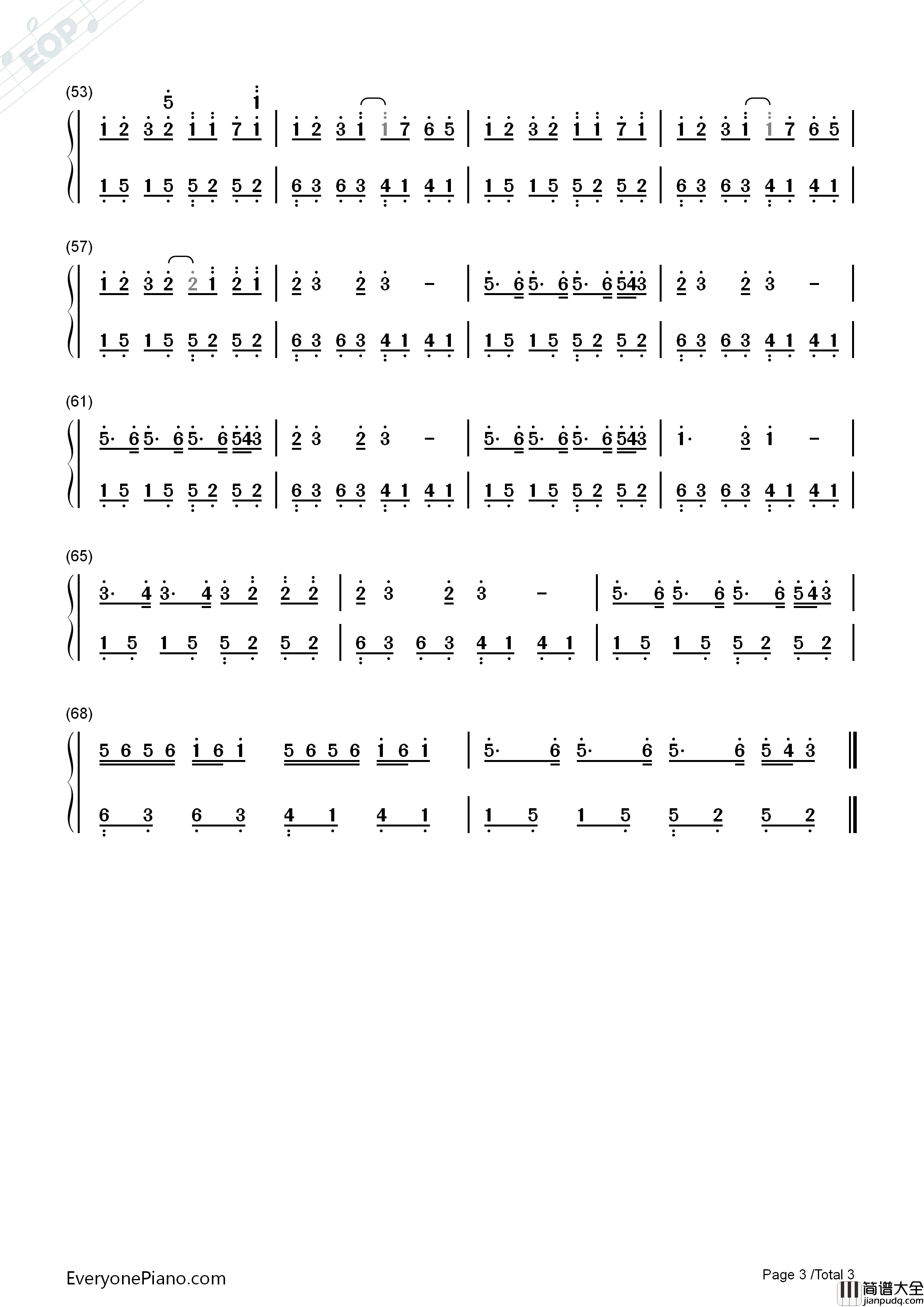 Listen钢琴简谱_ONE_OK_ROCK_ft._Avril_Lavigne演唱