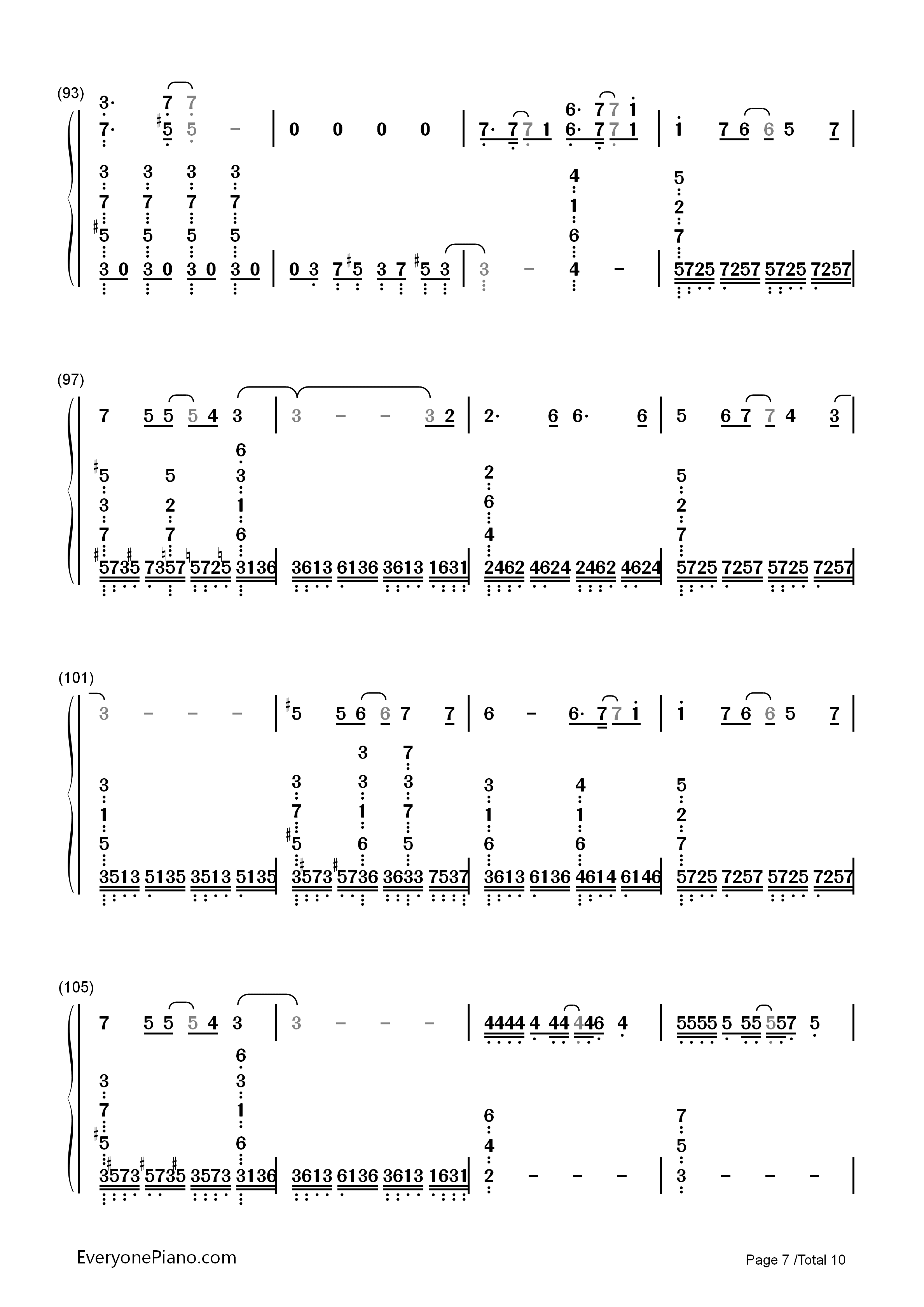 锁の少女钢琴简谱_初音ミク演唱