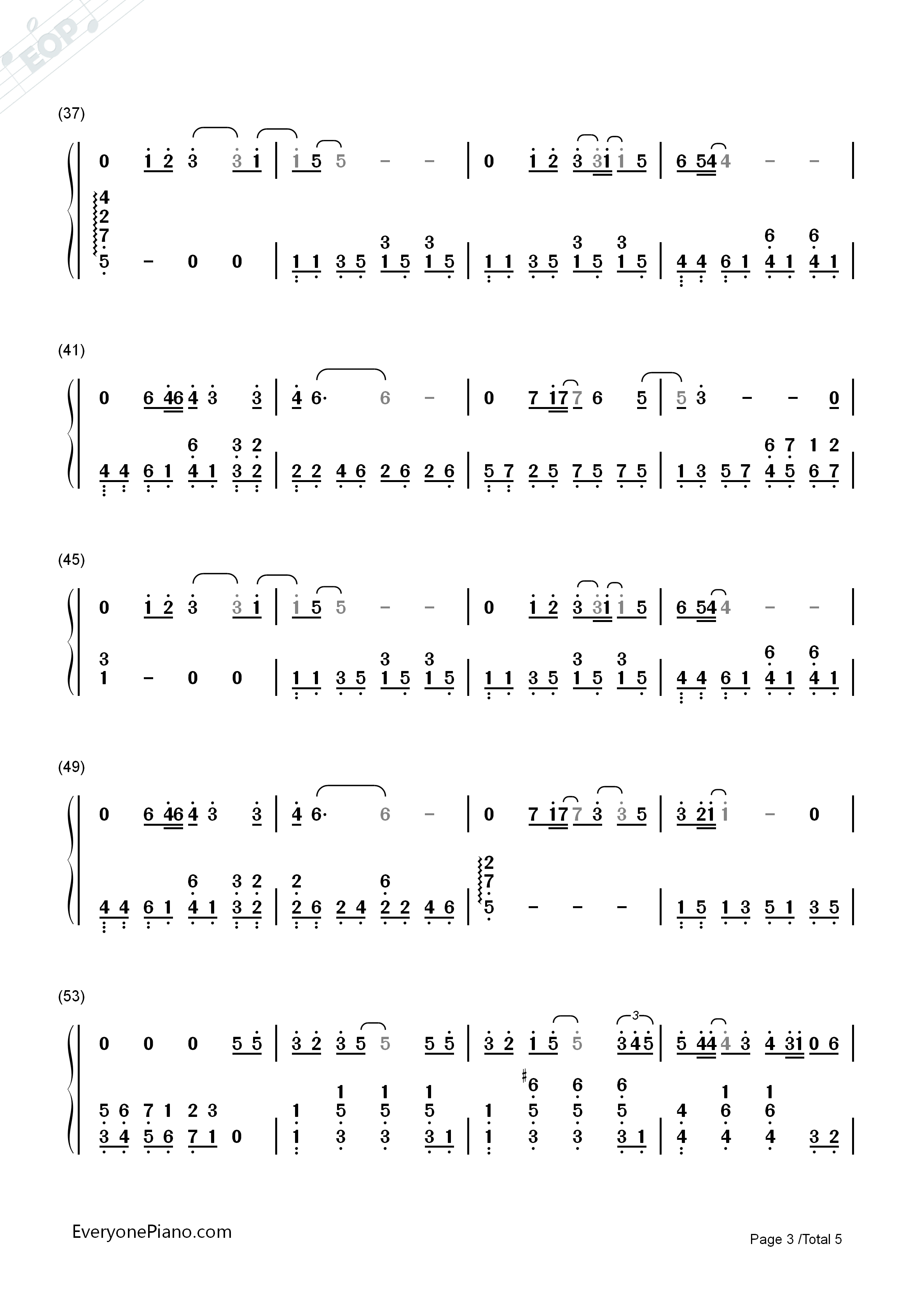 突然想爱你钢琴简谱_许茹芸演唱