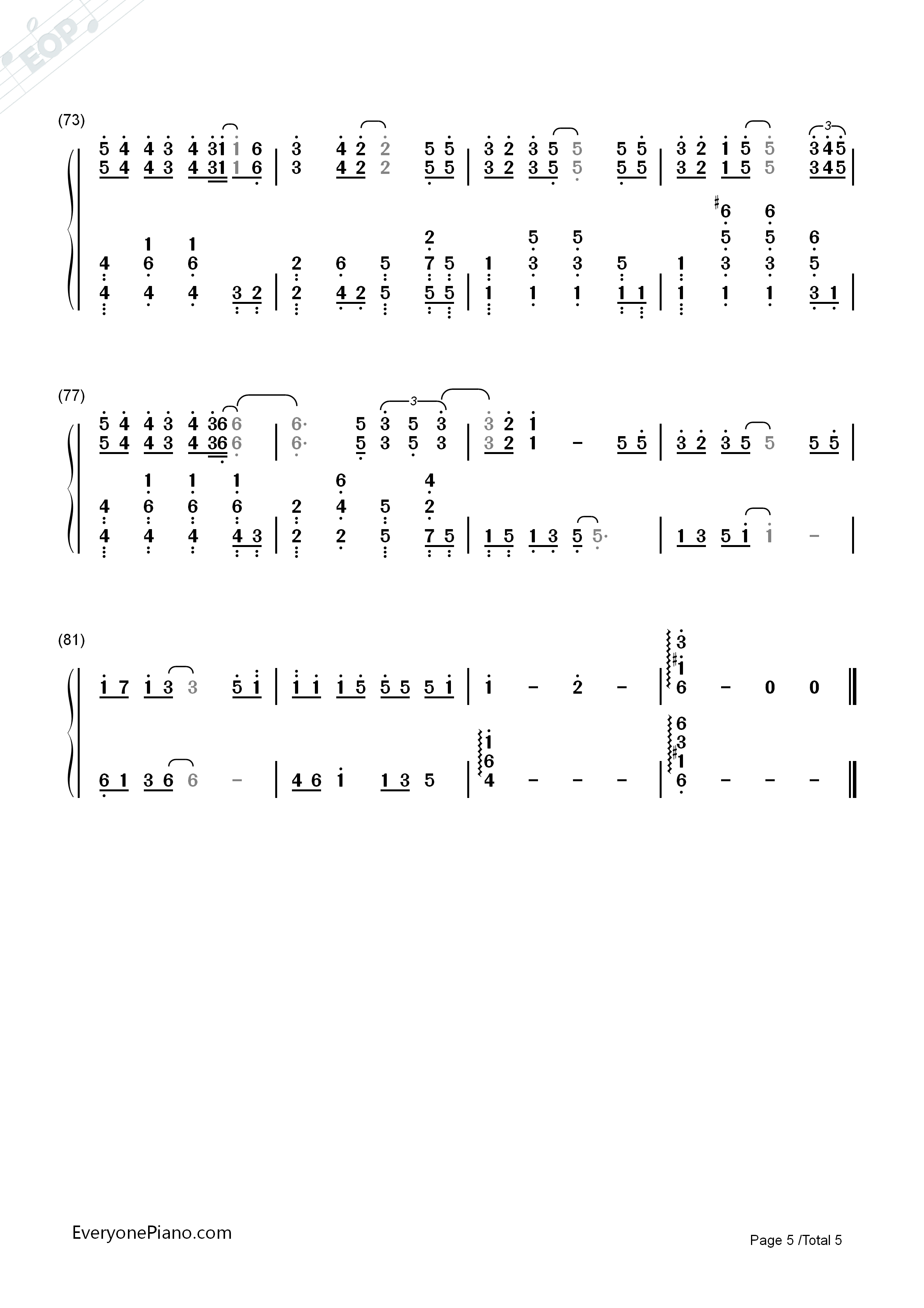 突然想爱你钢琴简谱_许茹芸演唱