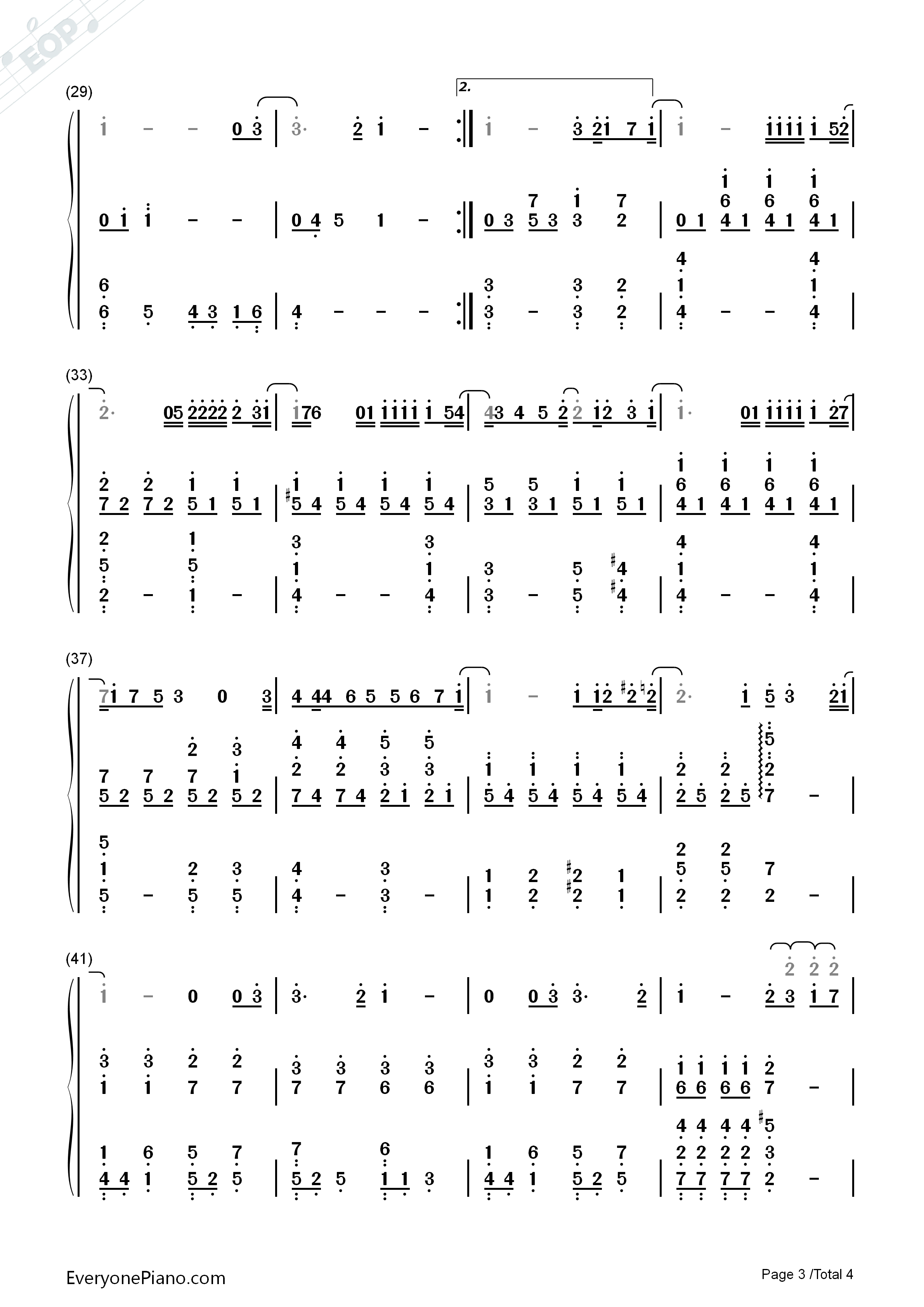 Divine钢琴简谱_少女时代演唱