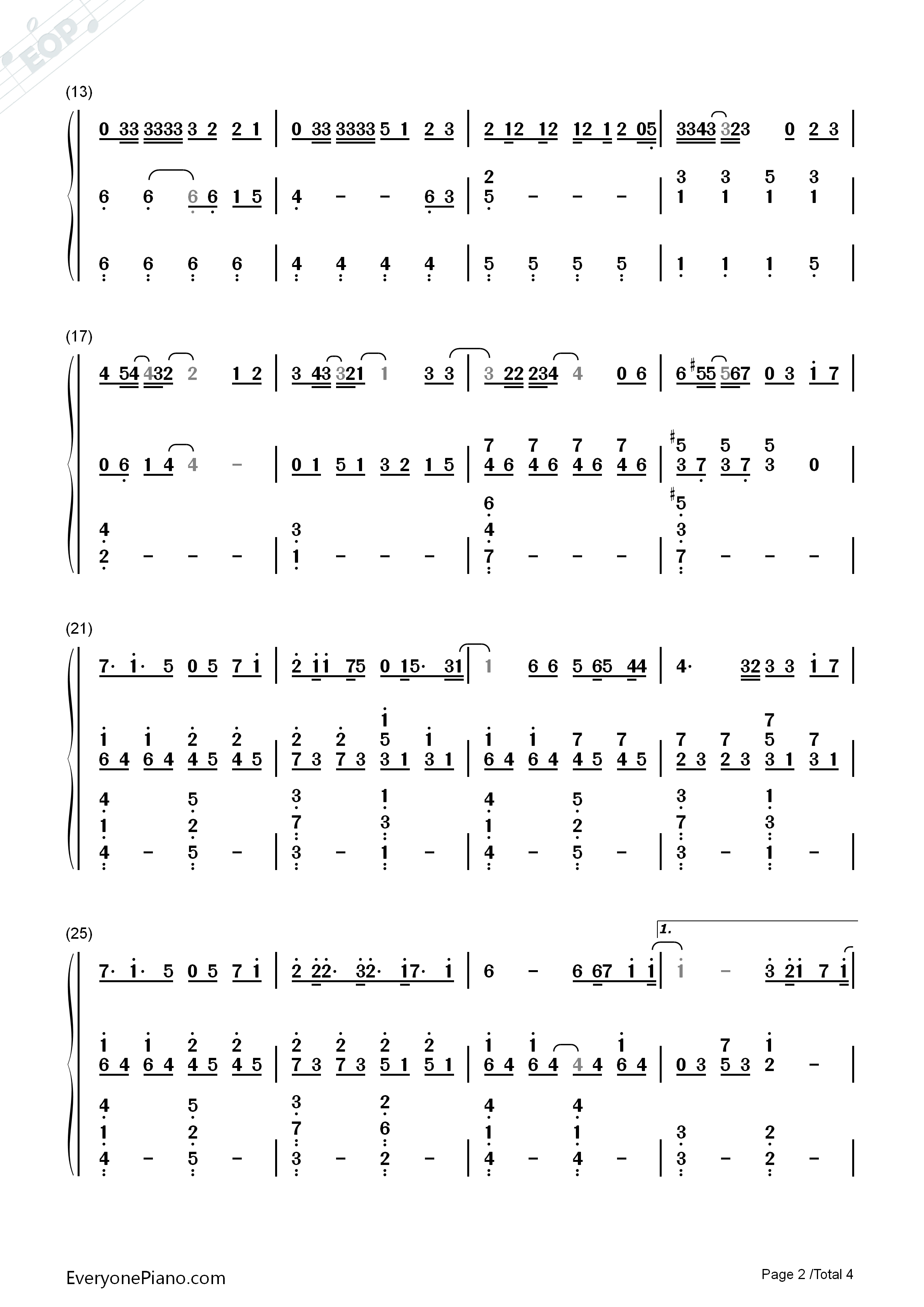 Divine钢琴简谱_少女时代演唱