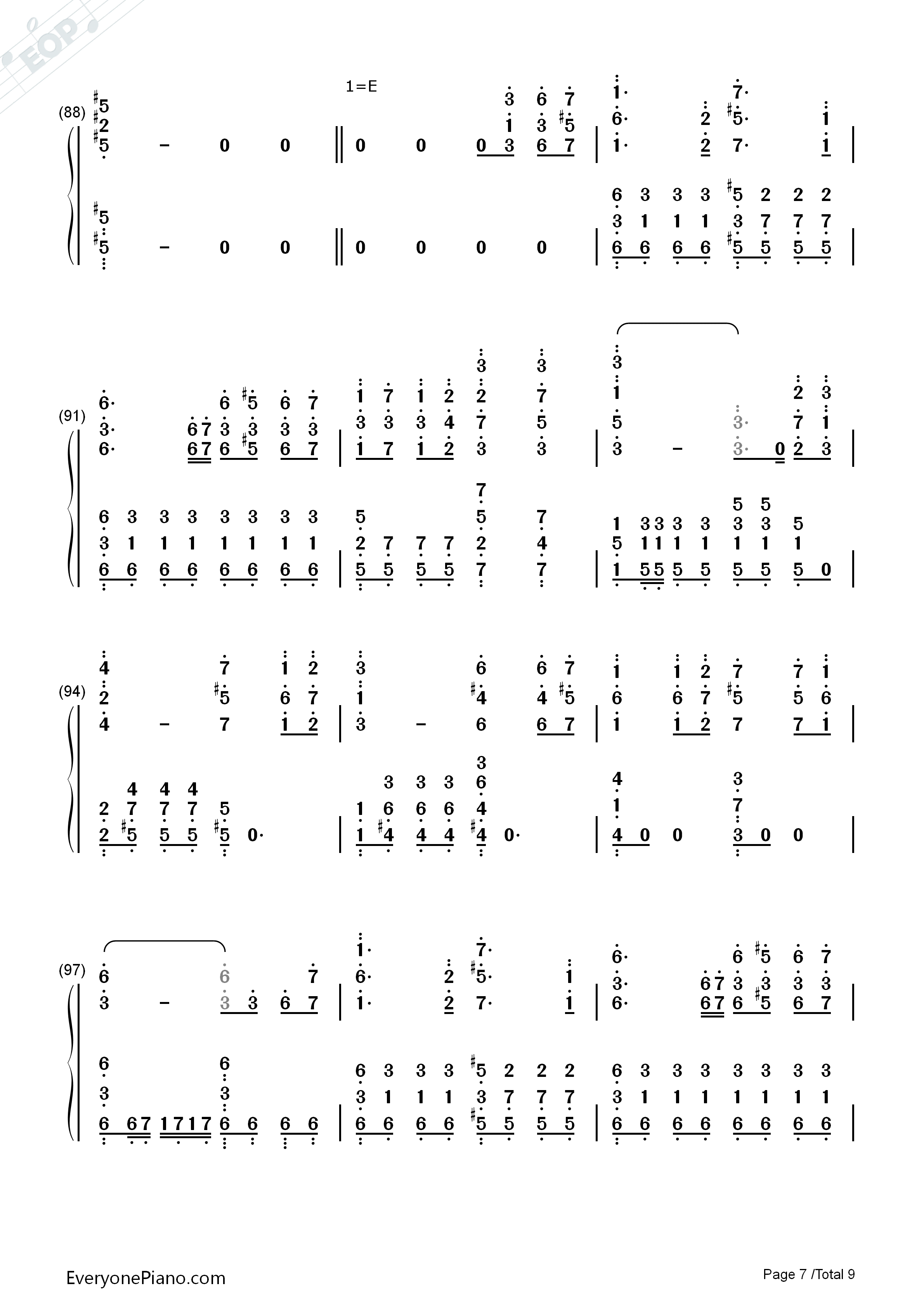 劲乐团V3钢琴简谱_BeautifulDay演唱