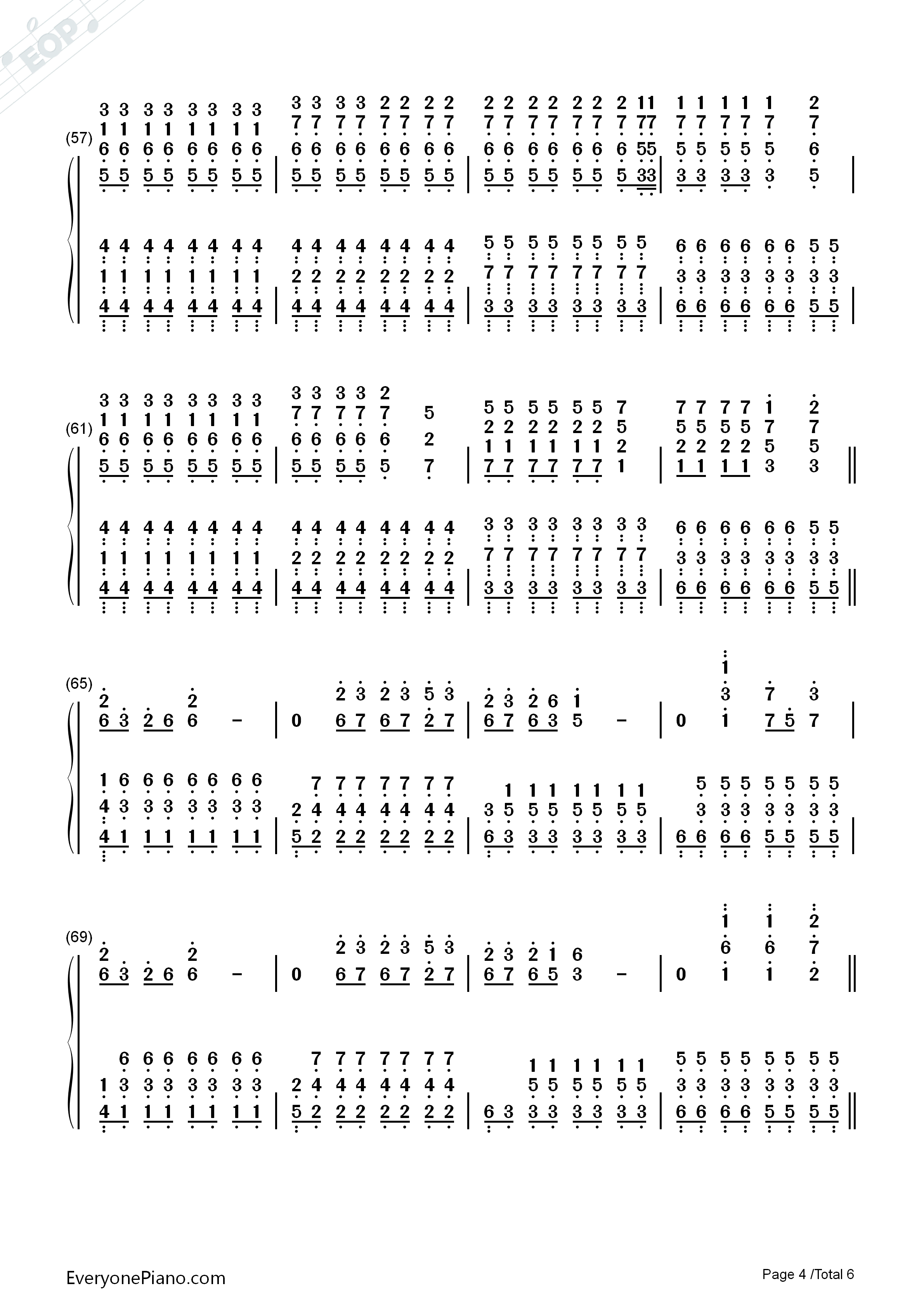 Forbidden_Colours钢琴简谱_坂本龙一演唱