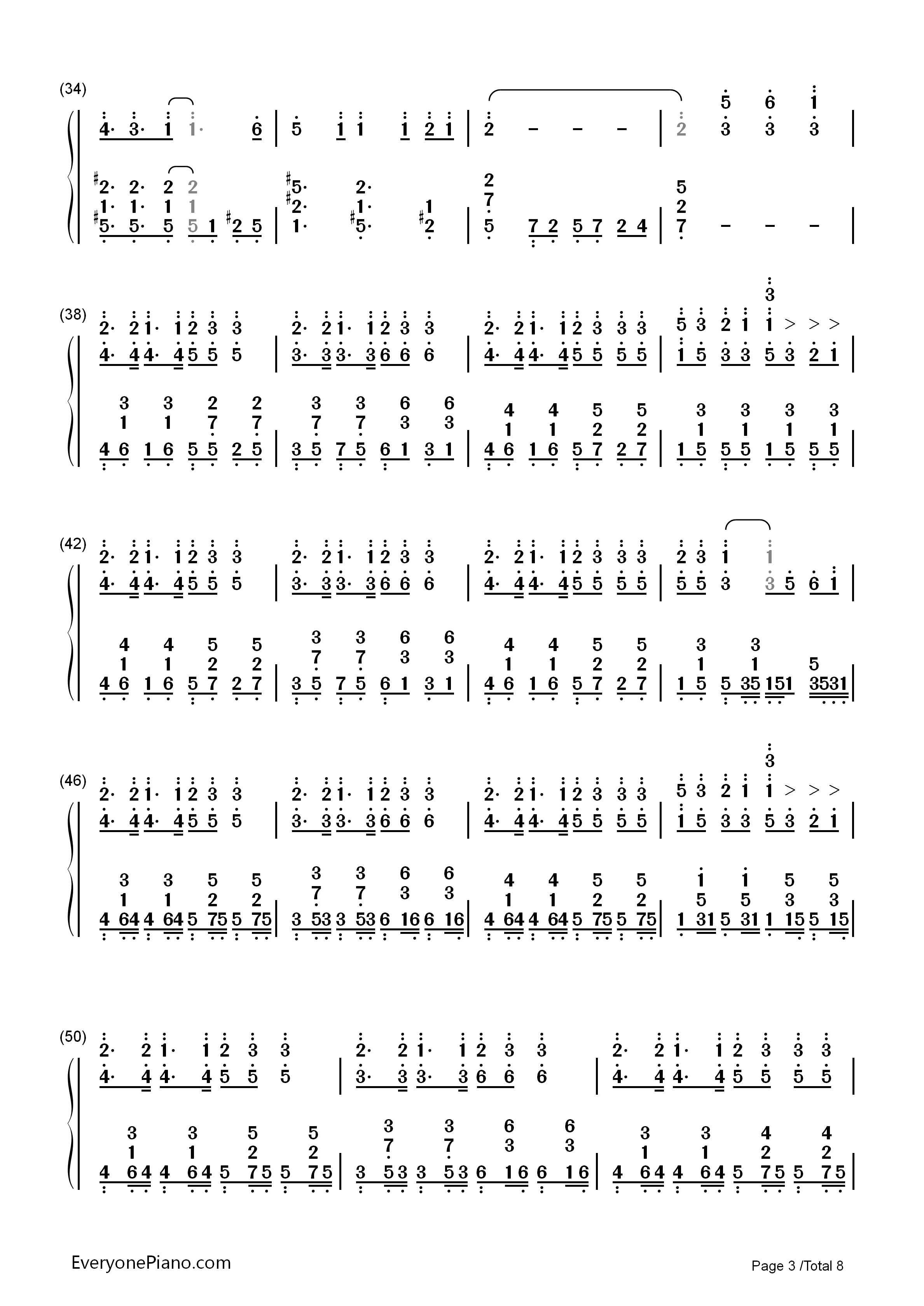 神のまにまに钢琴简谱_初音未来_镜音双子_GUMI演唱