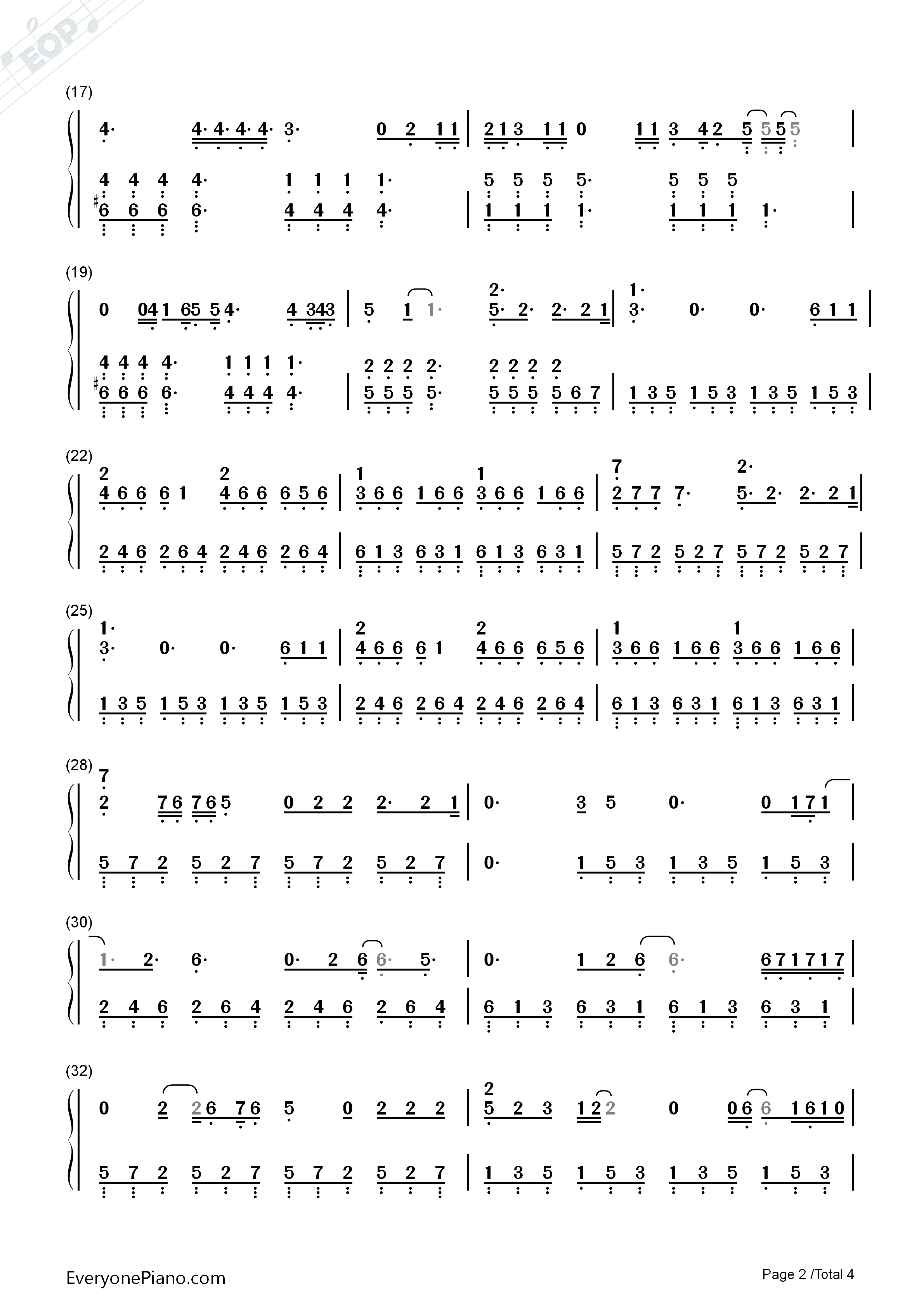 Love_on_the_Brain钢琴简谱_Rihanna演唱