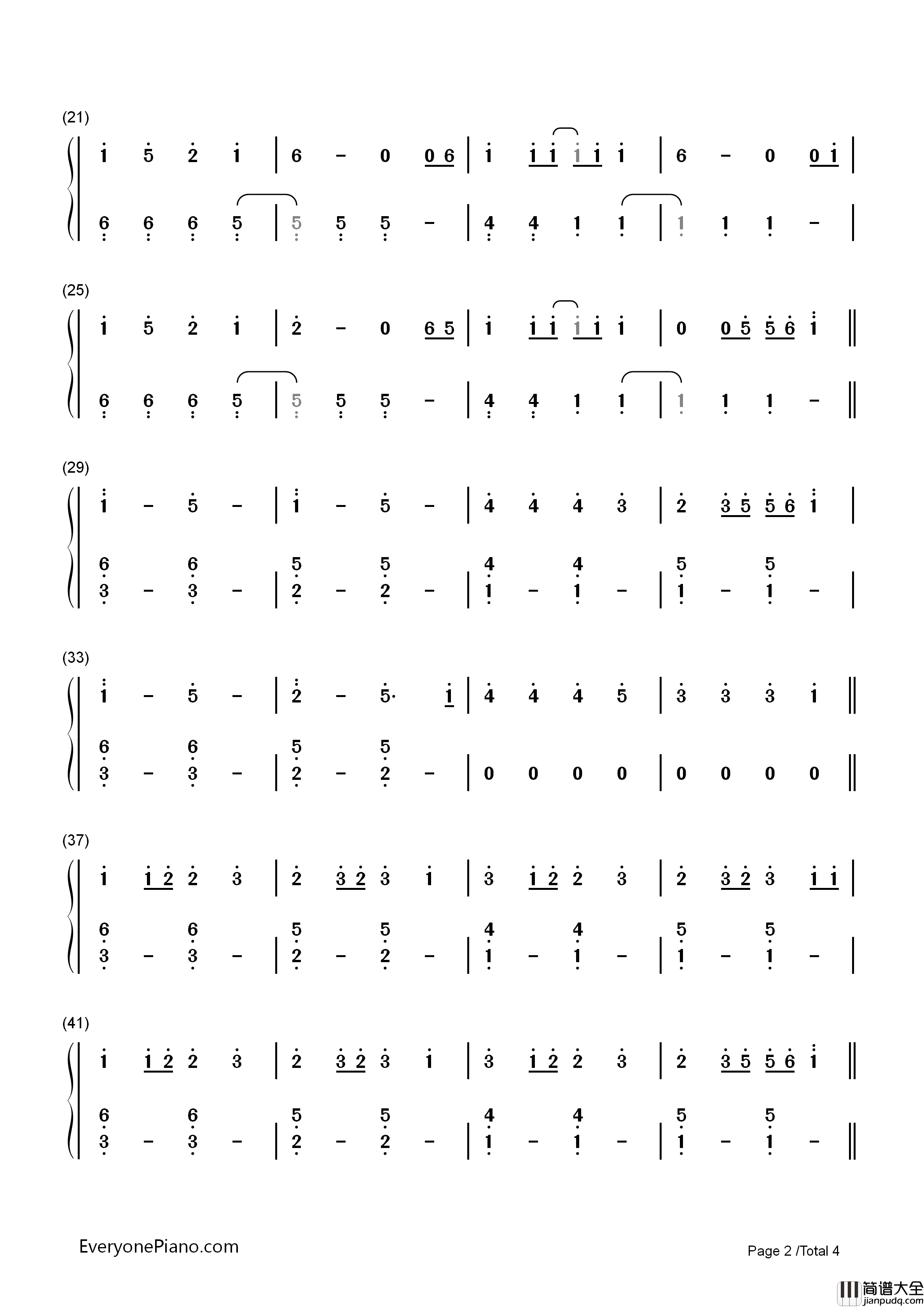 Call_on_Me钢琴简谱_Starley演唱