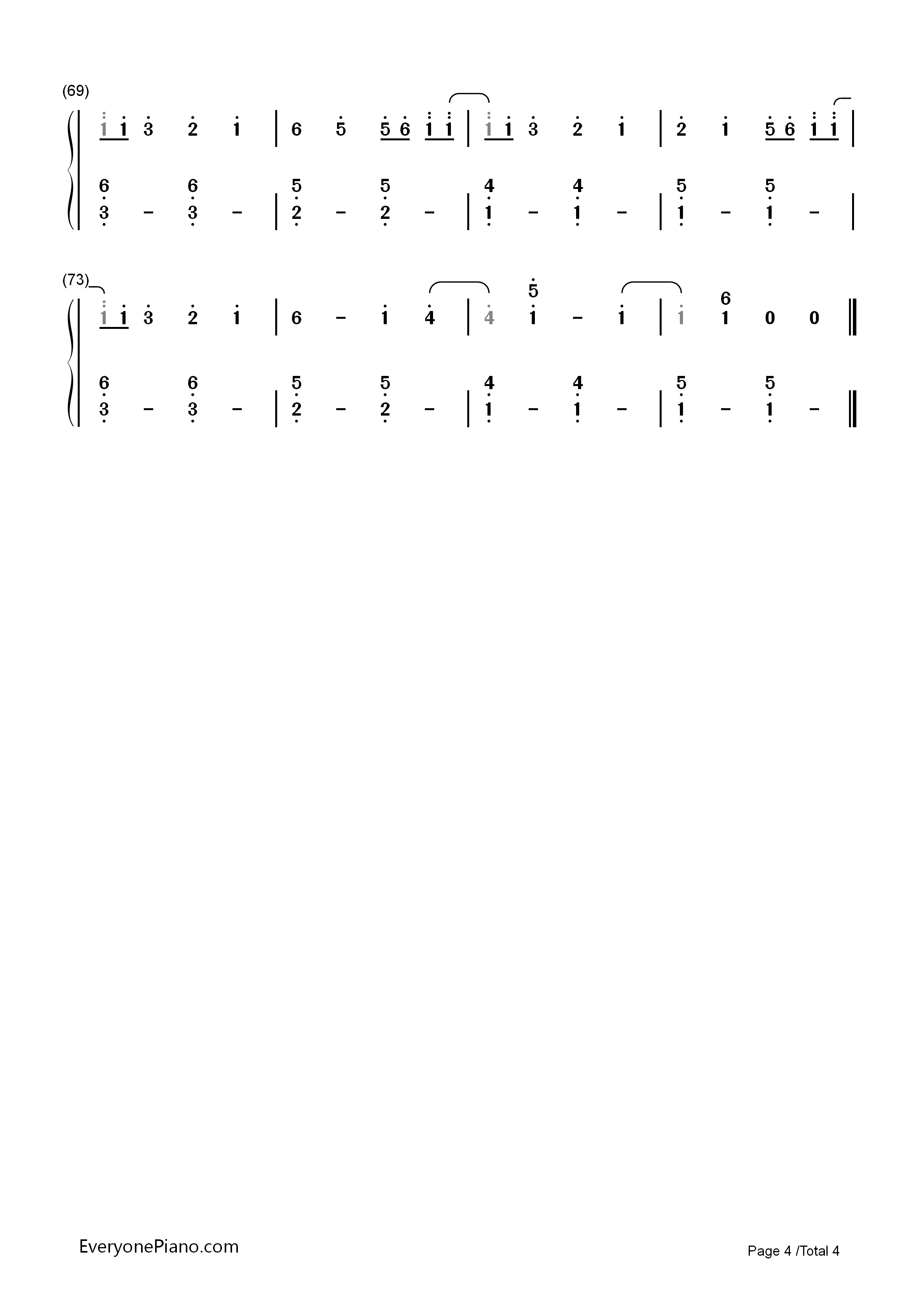 Call_on_Me钢琴简谱_Starley演唱