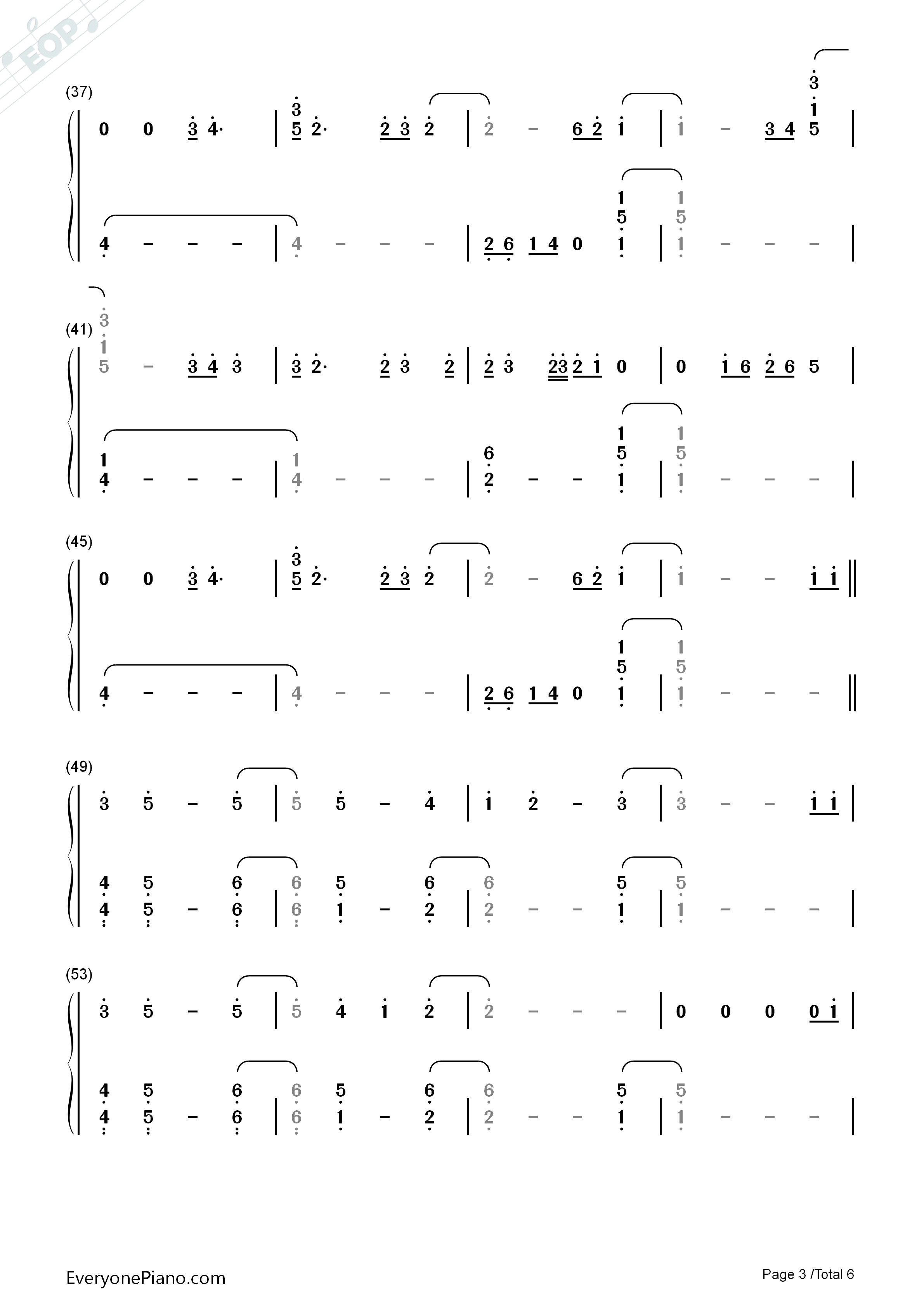 No_One_Knows_Me_Like_the_Piano钢琴简谱_Sampha演唱