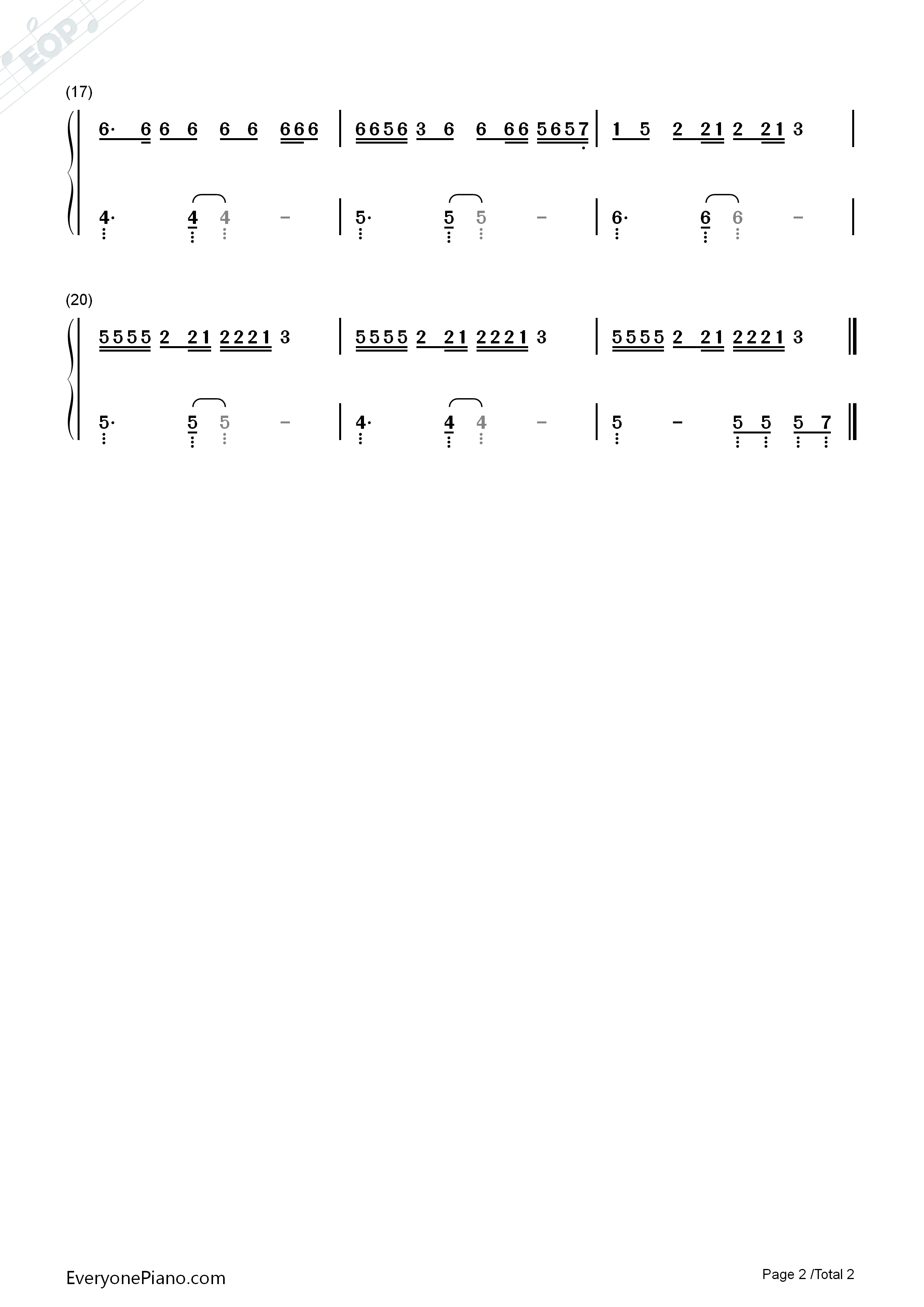 Party_Monster钢琴简谱_The_Weeknd演唱