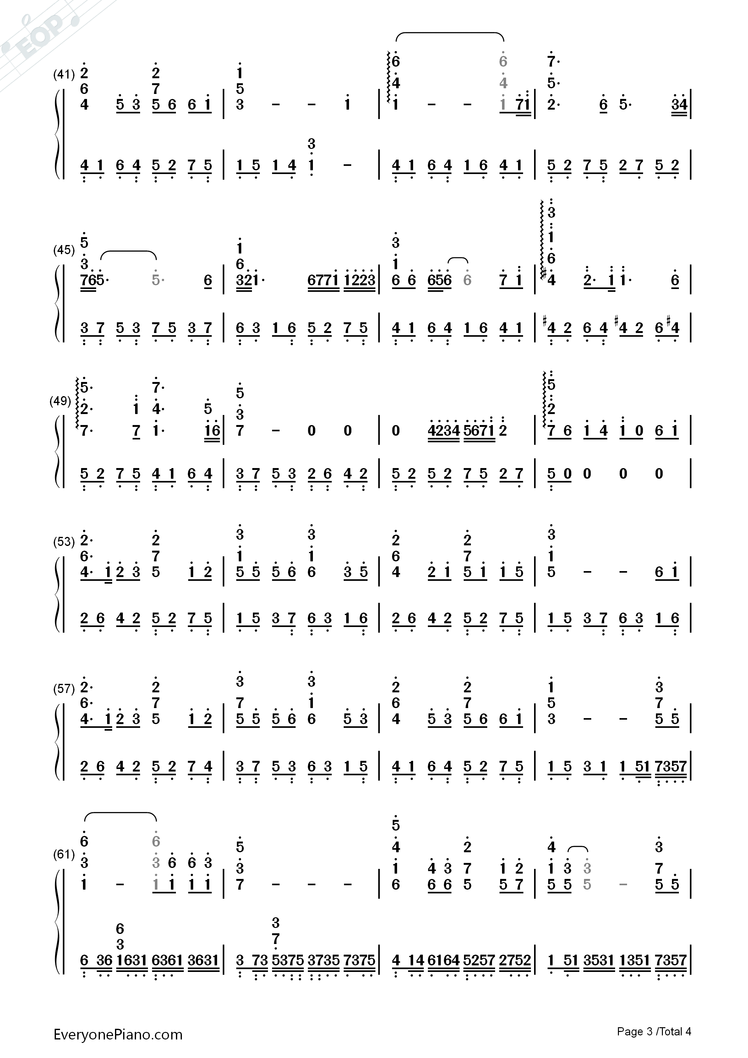 夕颜钢琴简谱_能登麻美子演唱