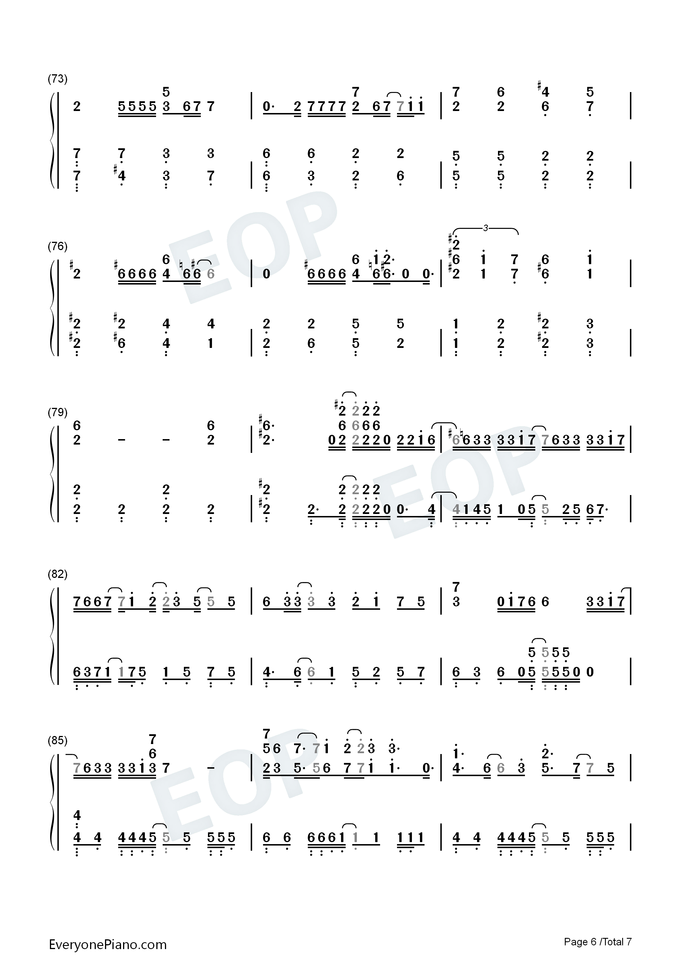 Date_A_Live钢琴简谱_Sweet_Arms演唱