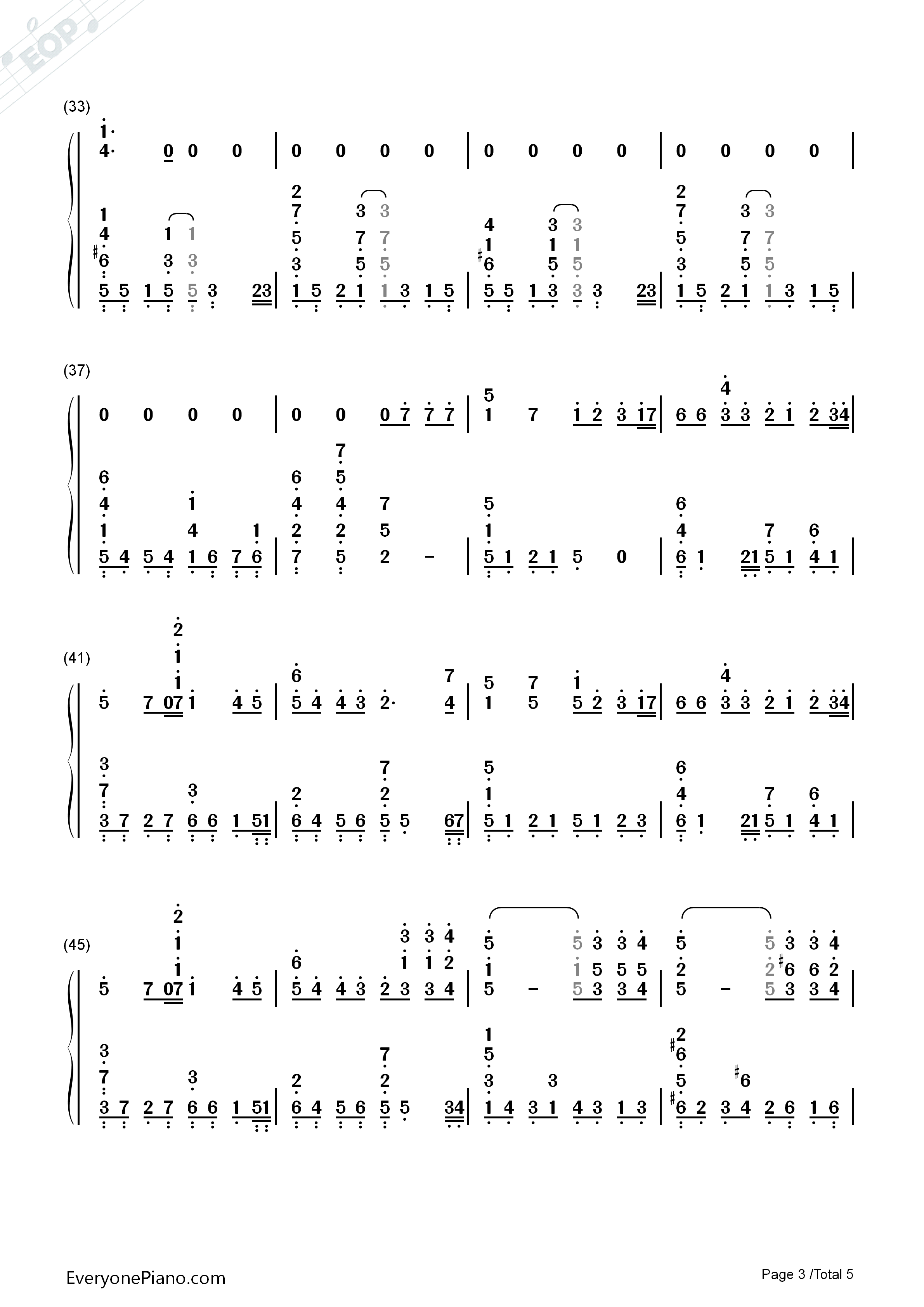 藤崎诗织的主题钢琴简谱_藤崎诗织演唱