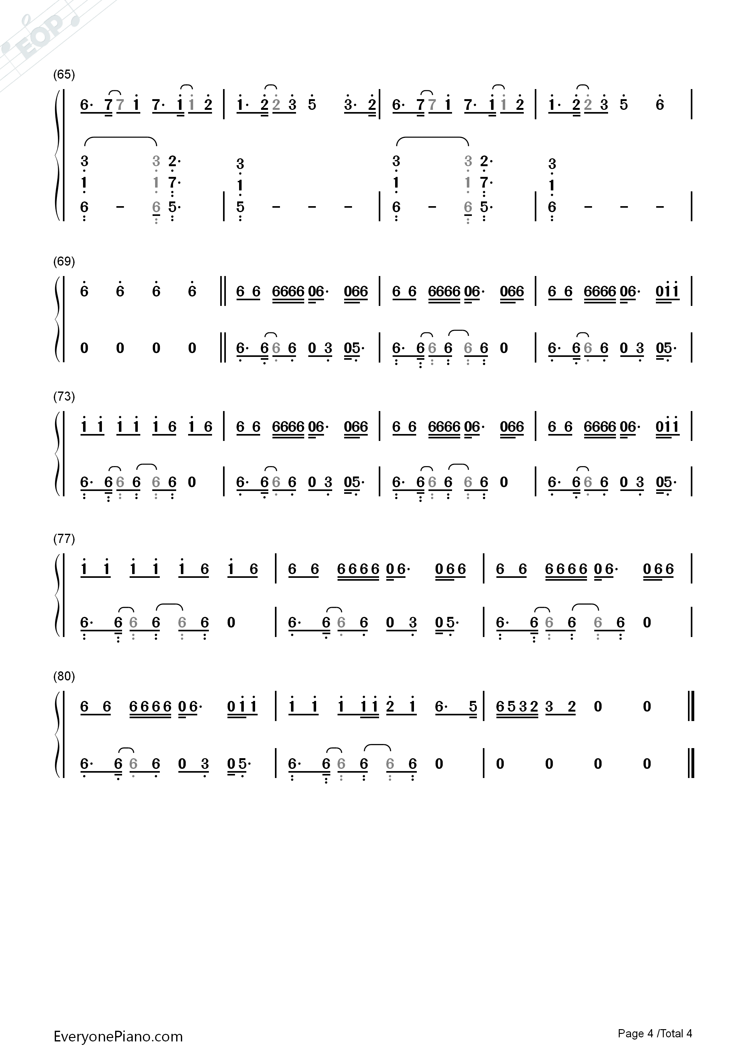 Problem钢琴简谱_Ariana_Grande演唱