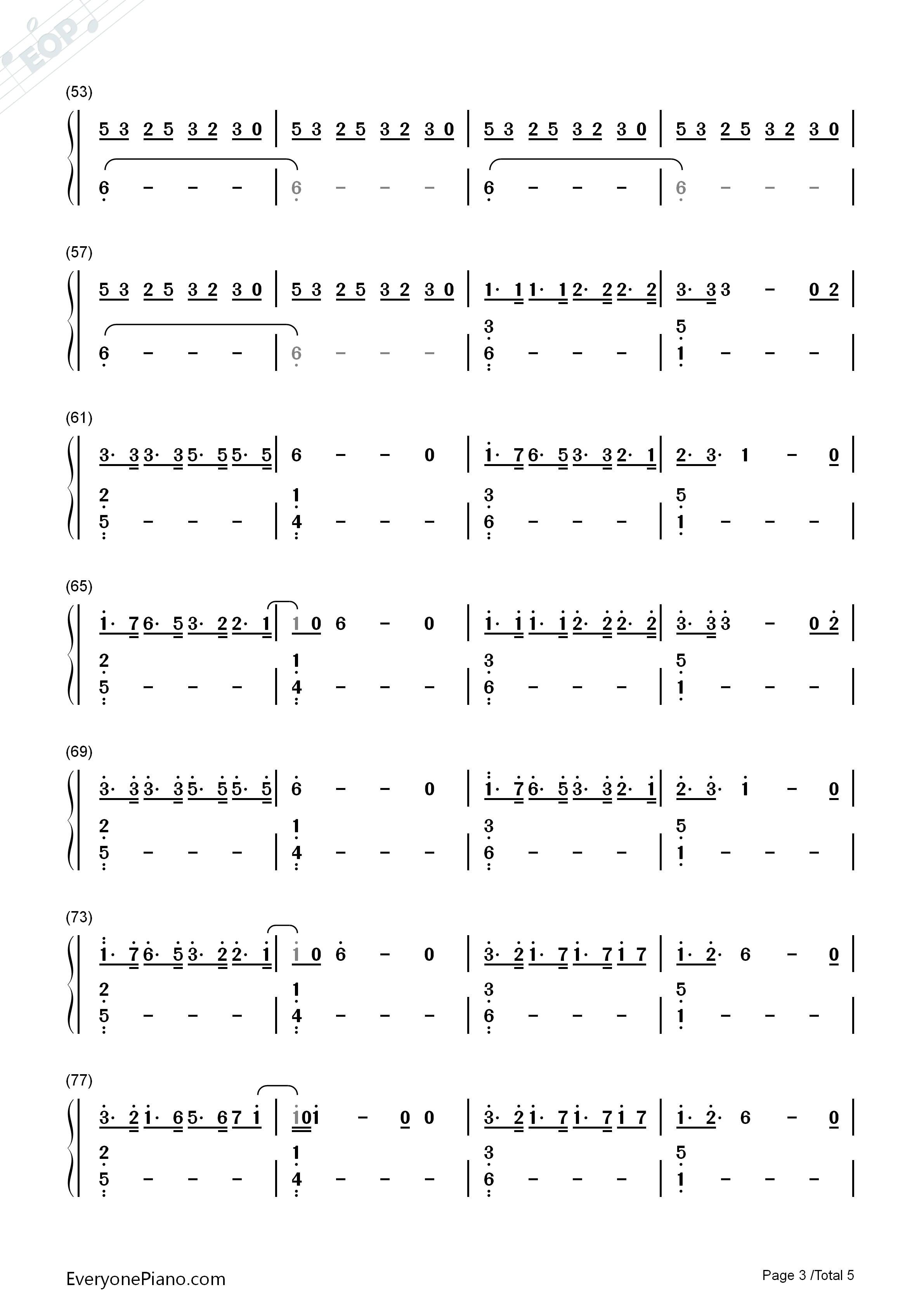 I_Could_Be_the_One钢琴简谱_Avicii演唱