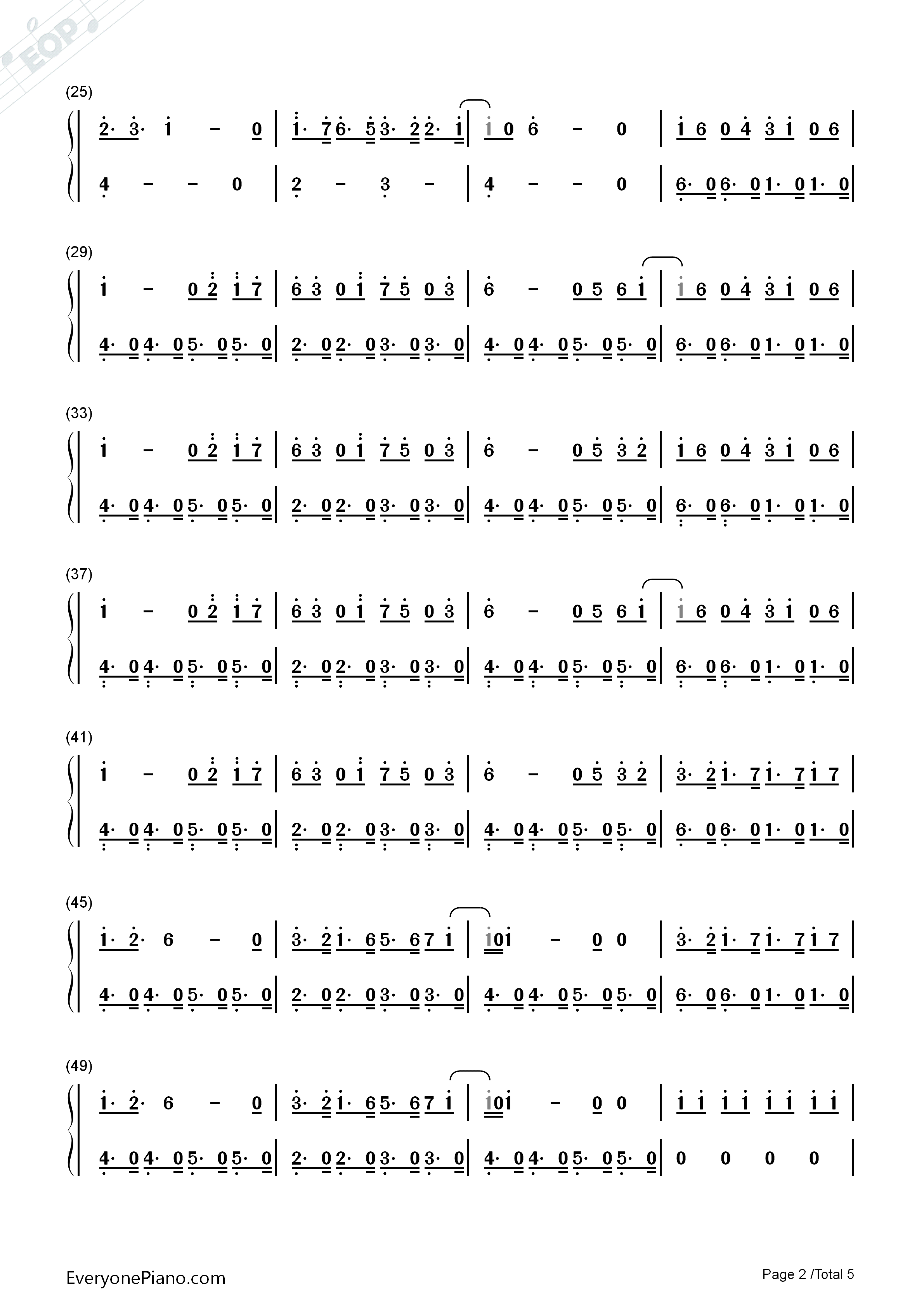 I_Could_Be_the_One钢琴简谱_Avicii演唱