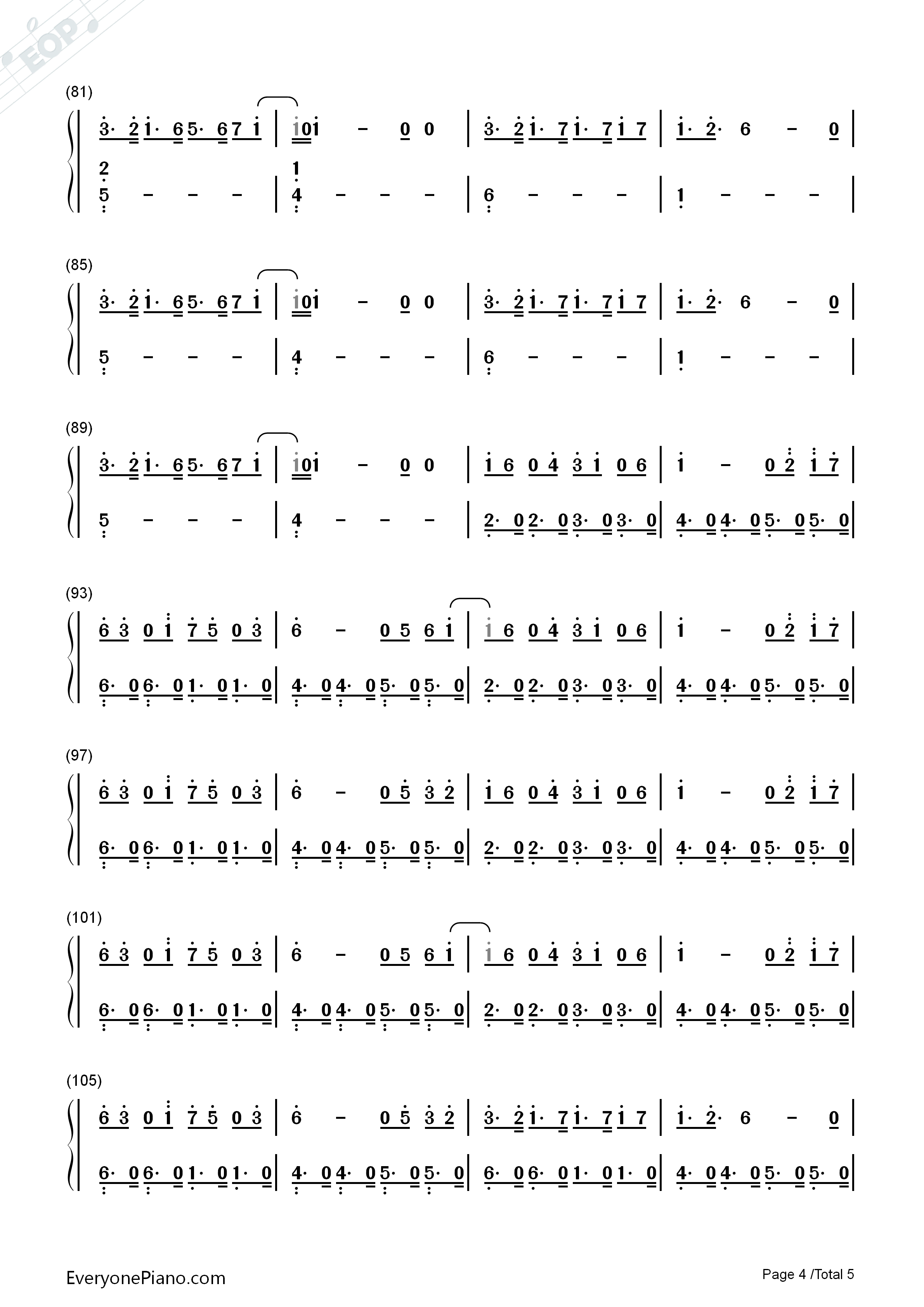 I_Could_Be_the_One钢琴简谱_Avicii演唱