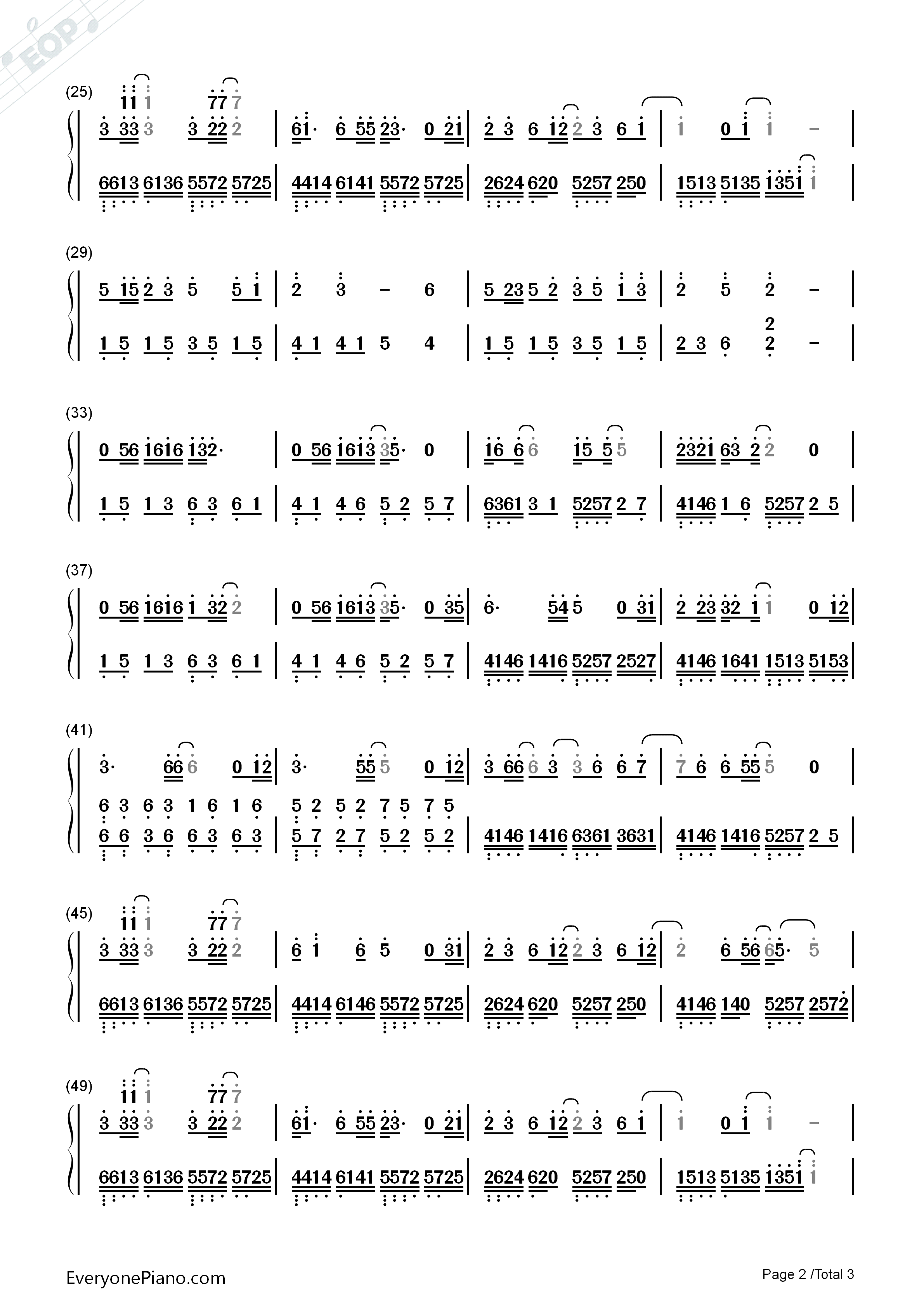 夙念钢琴简谱_郁可唯演唱