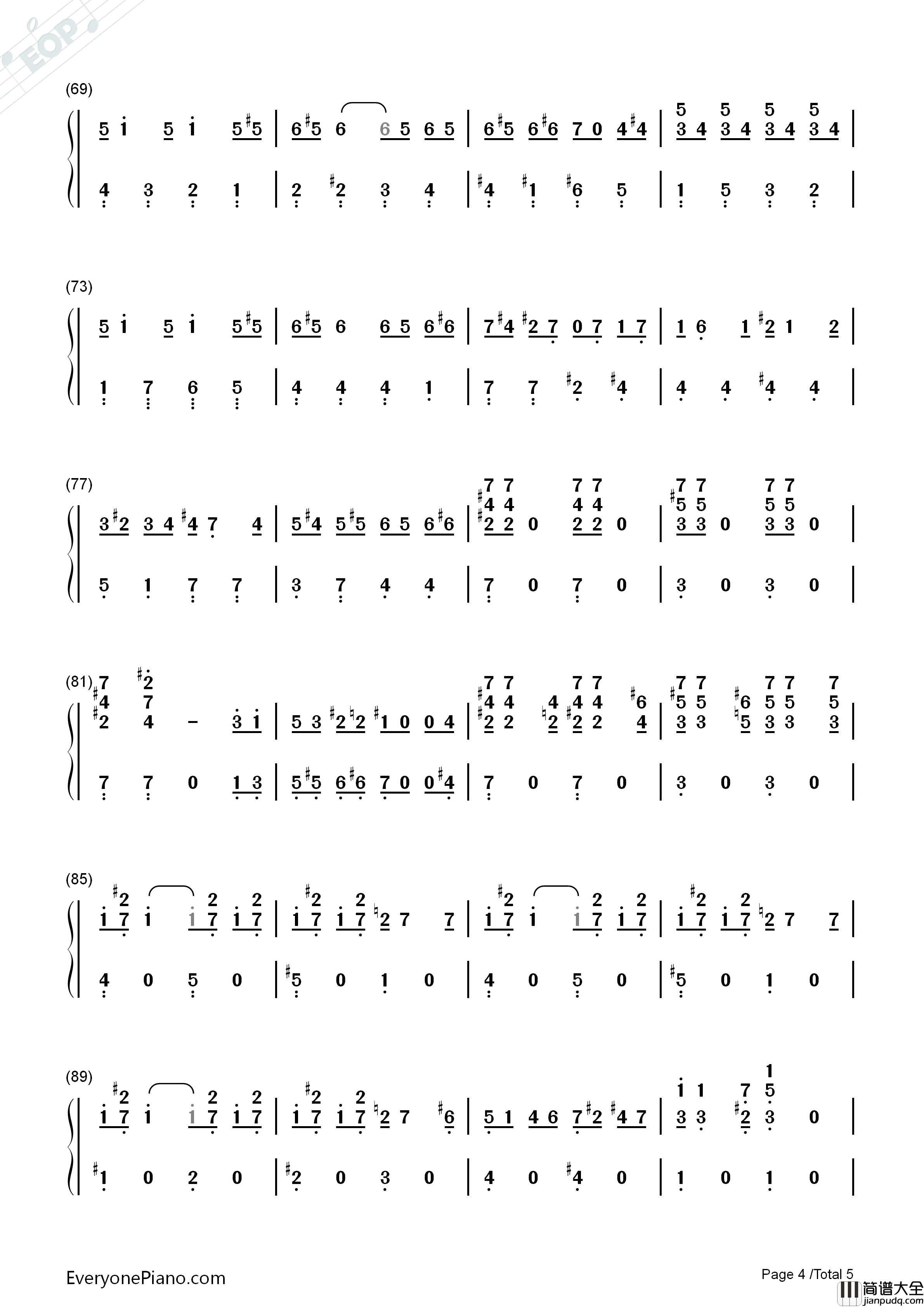 Cantina_Band钢琴简谱_John_Williams演唱