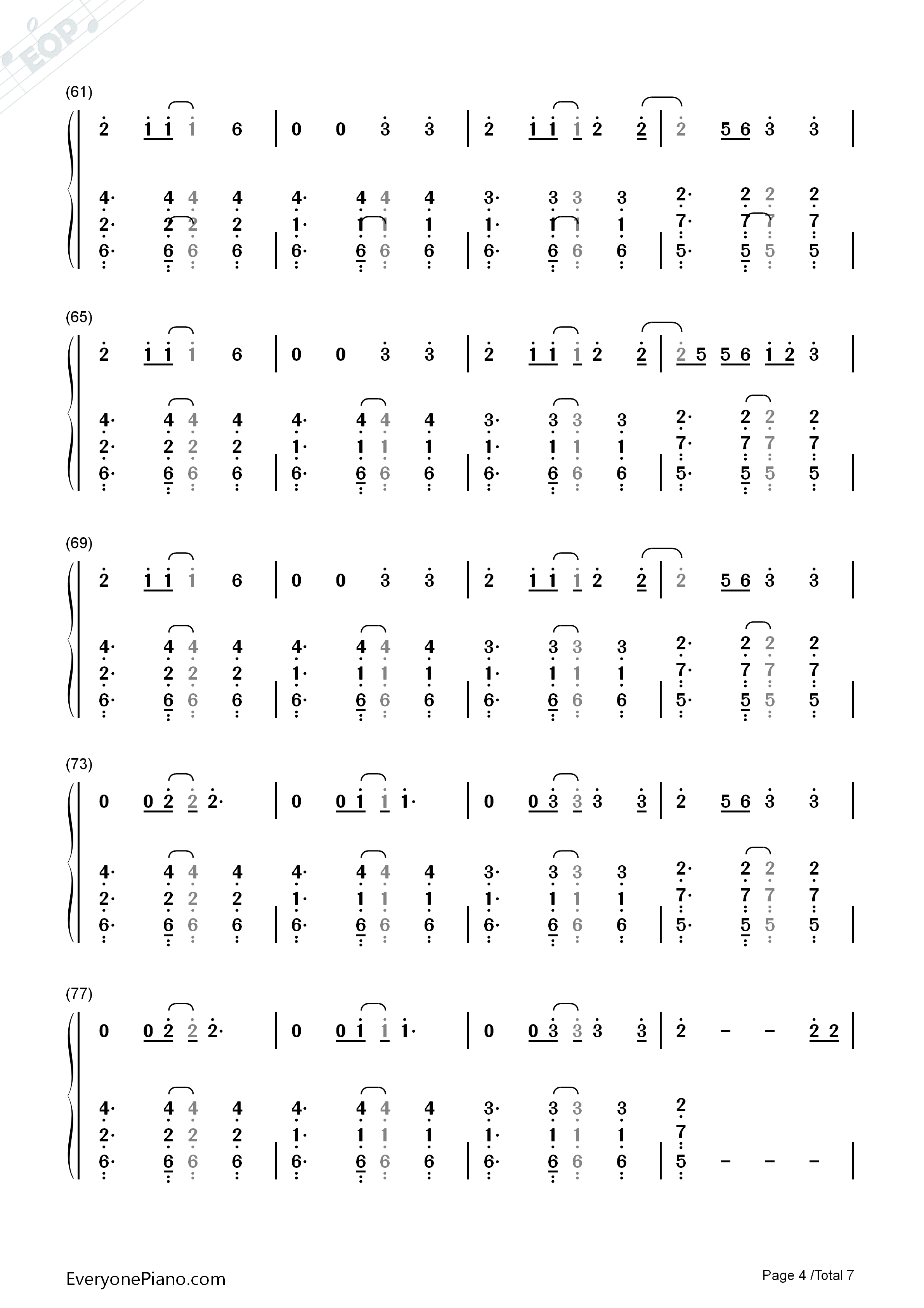 Mercy钢琴简谱_Shawn_Mendes演唱