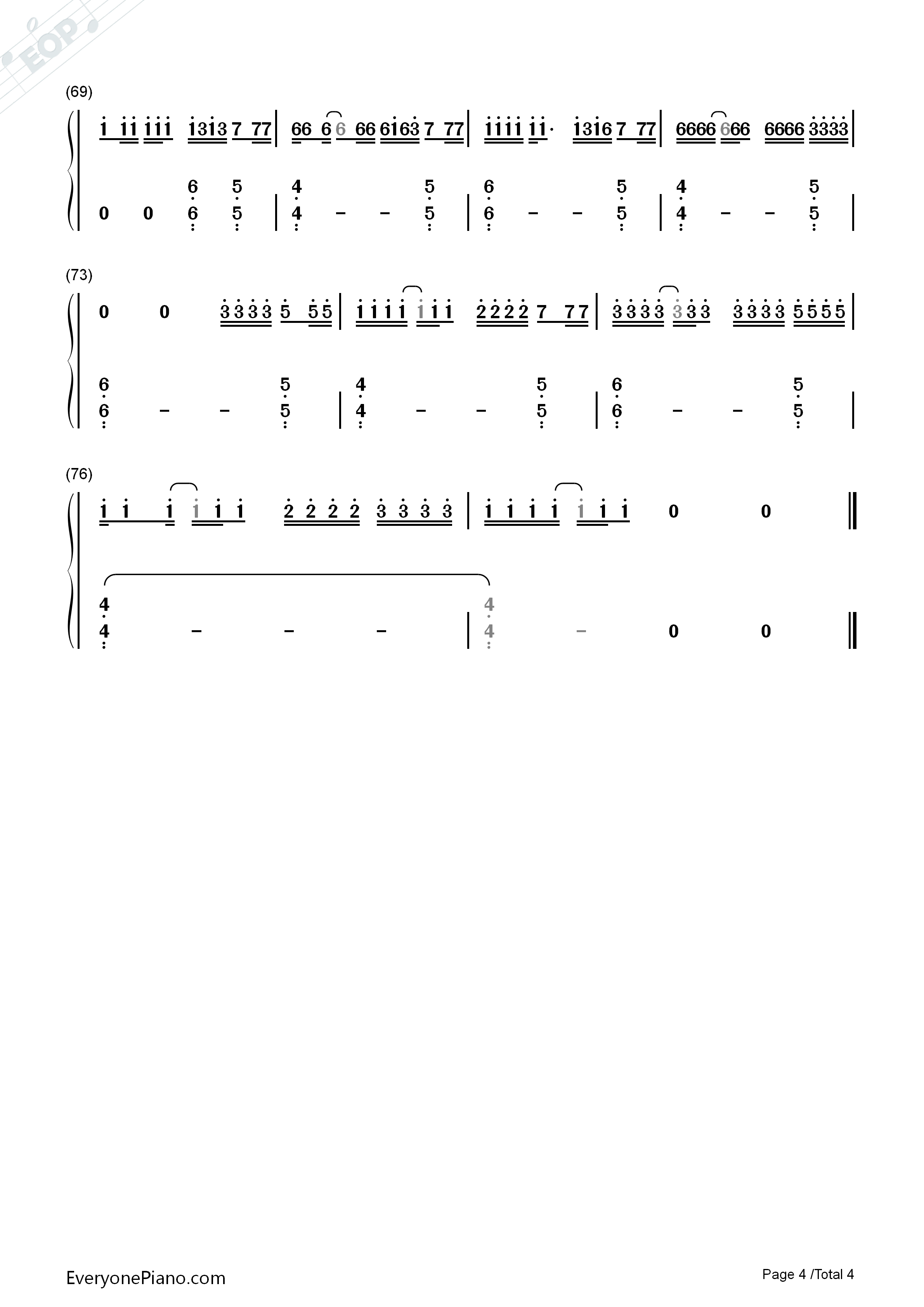 Ignite钢琴简谱_Alan_Walker演唱