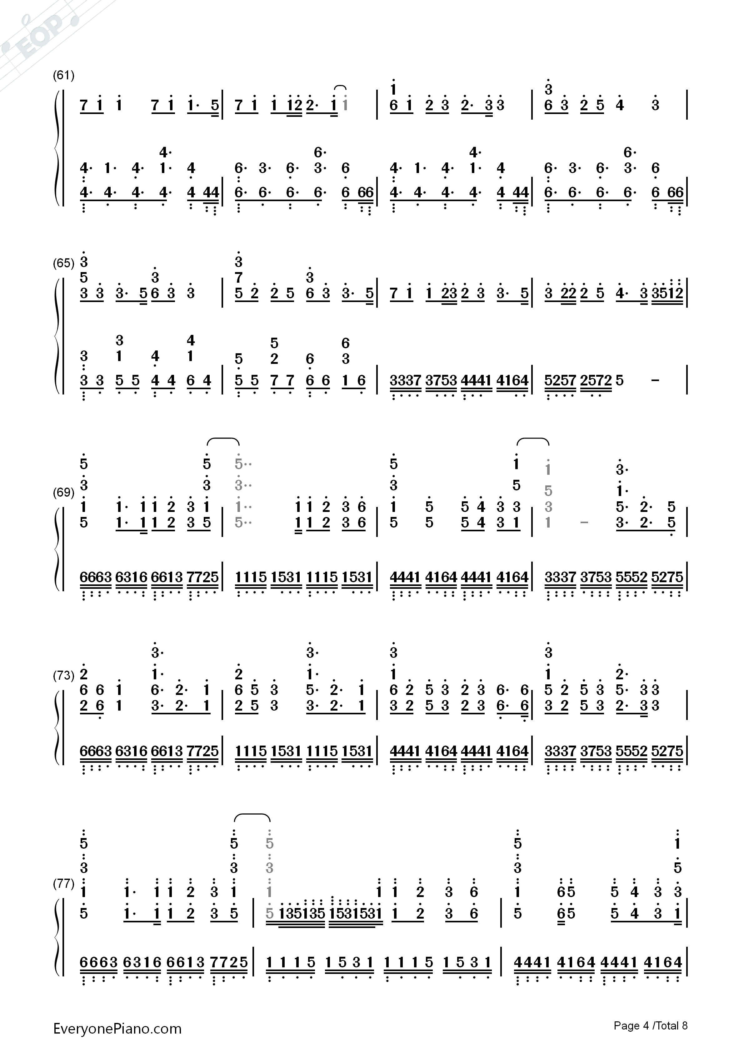 季节は次々死んでいく钢琴简谱_amazarashi演唱