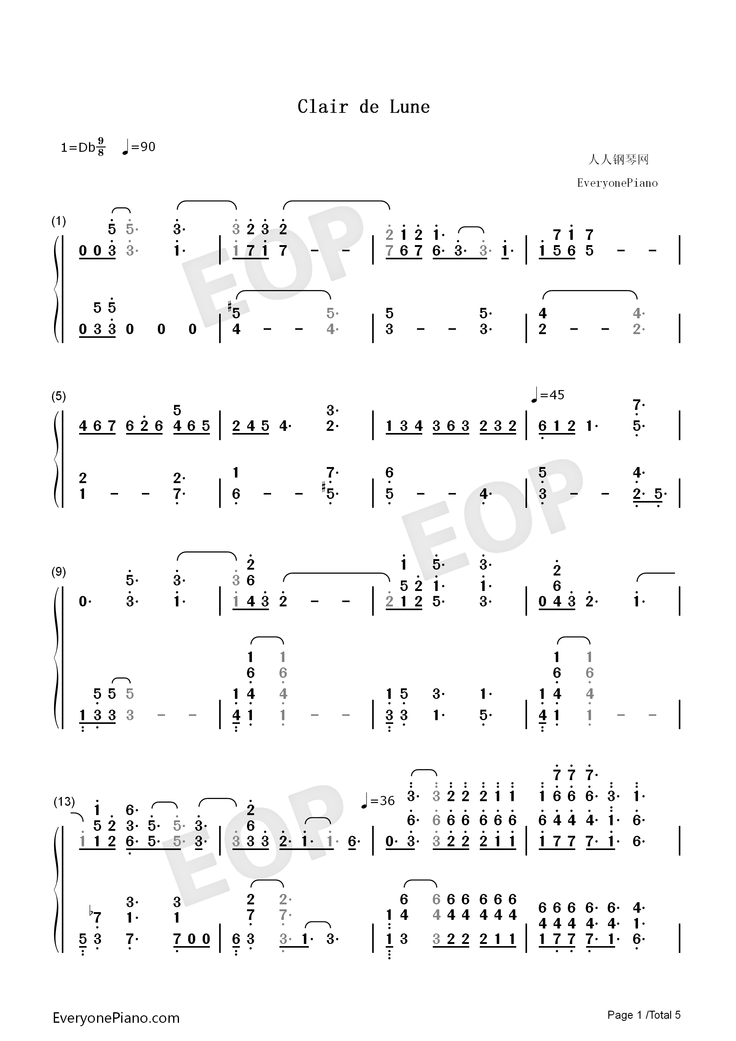 Clair_de_lune钢琴简谱_德彪西（Debussy）演唱